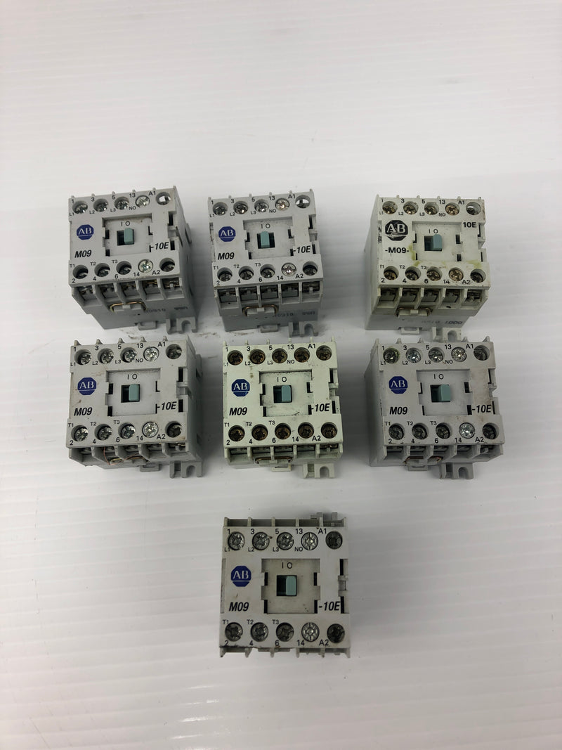 Allen-Bradley 100-M09NZ*3 Contactor Ser. A 500V 20A 3PH 6kV - Lot of 7