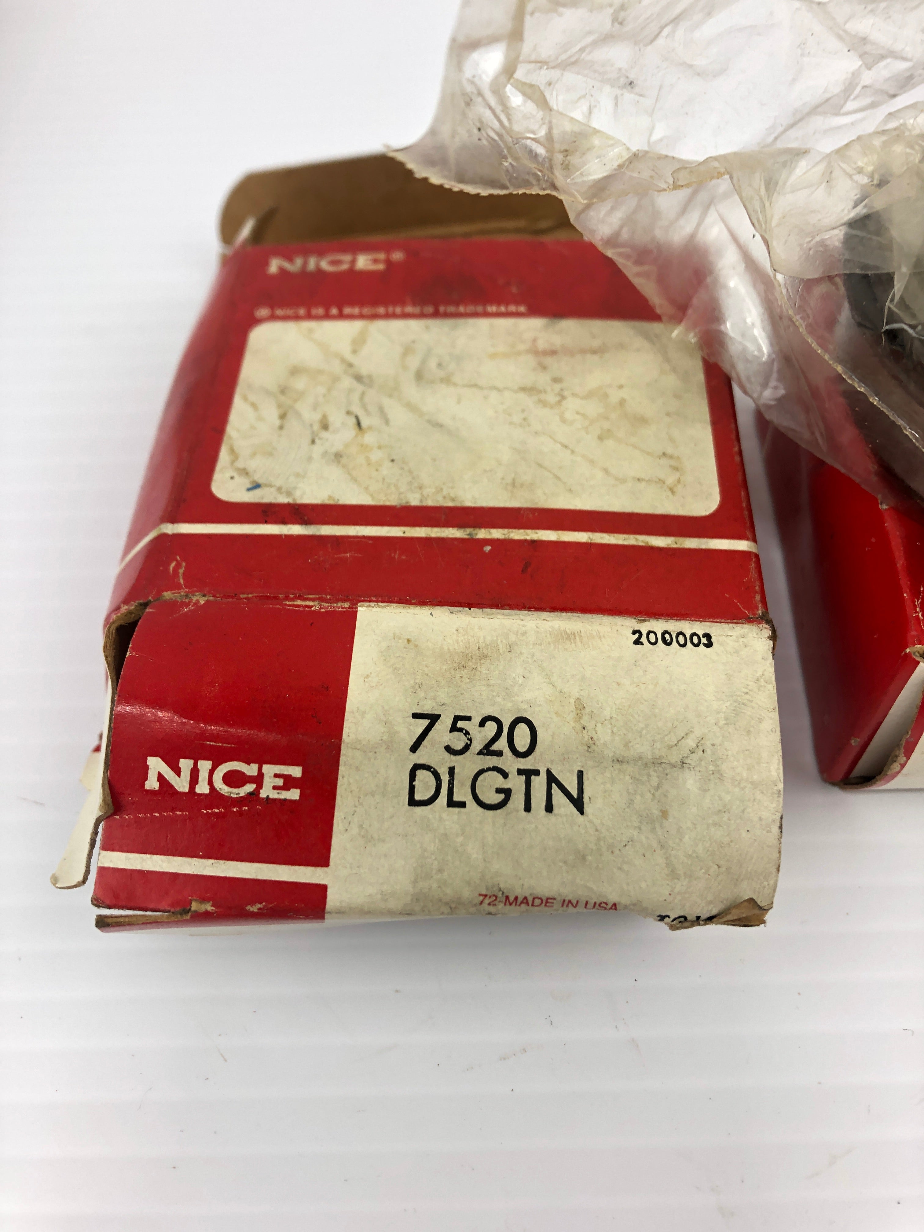 Nice 7520 DLGTN Ball Bearing - Lot of 2