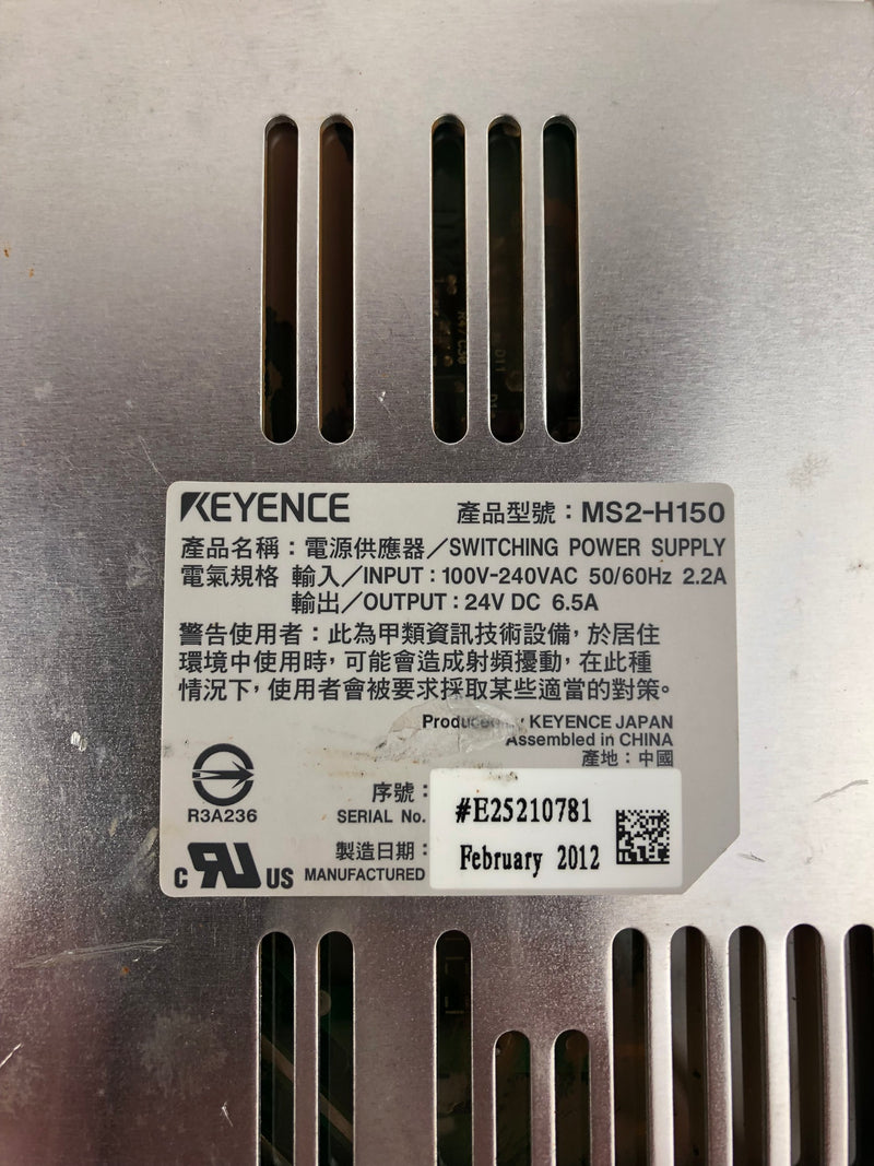 Keyence MS2-H150 Switching Power Supply 2.1A