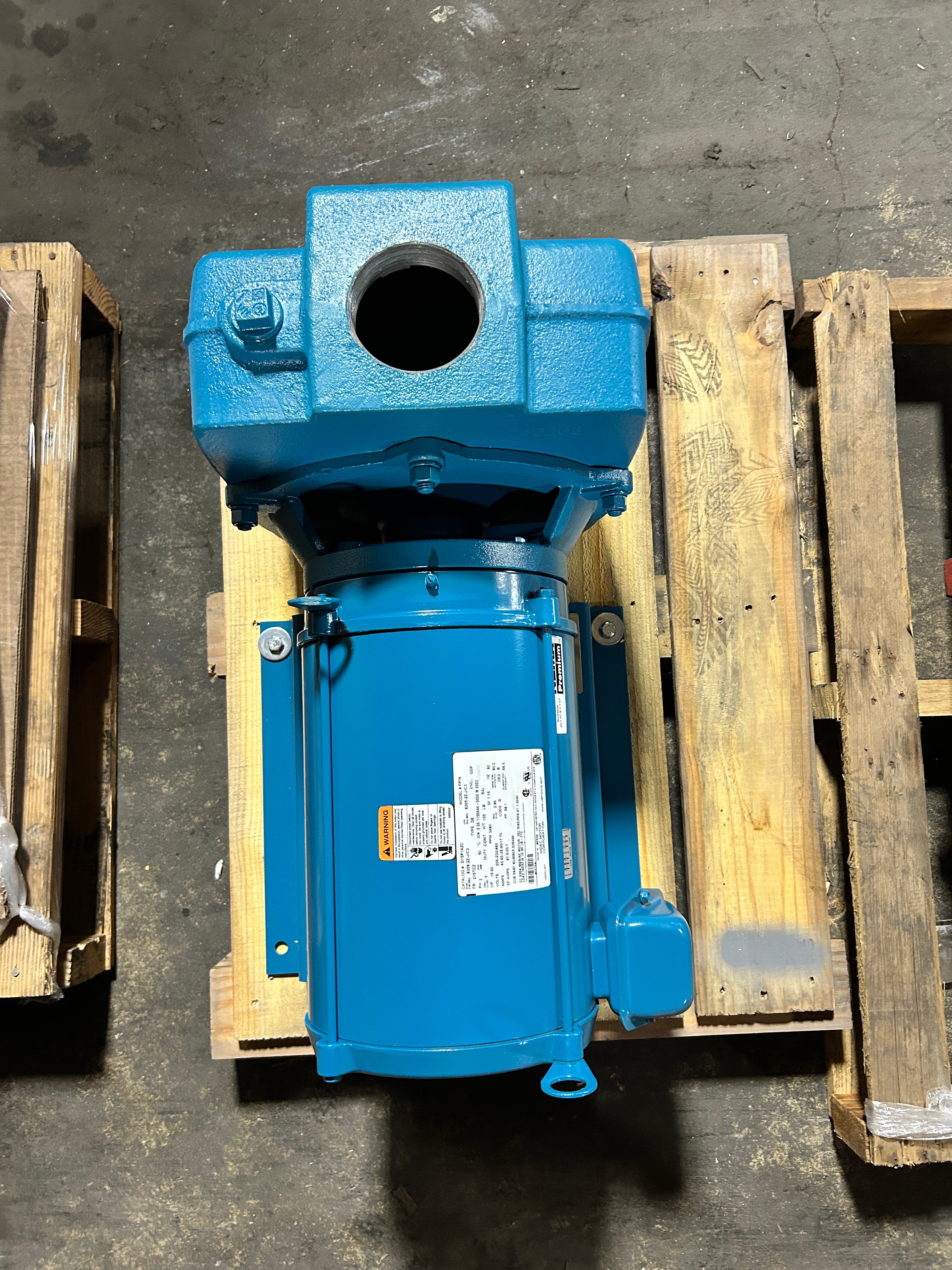 Crane Barnes 25CCE 15HP Centrifugal Pump US Motors 200-230/460V 3PH