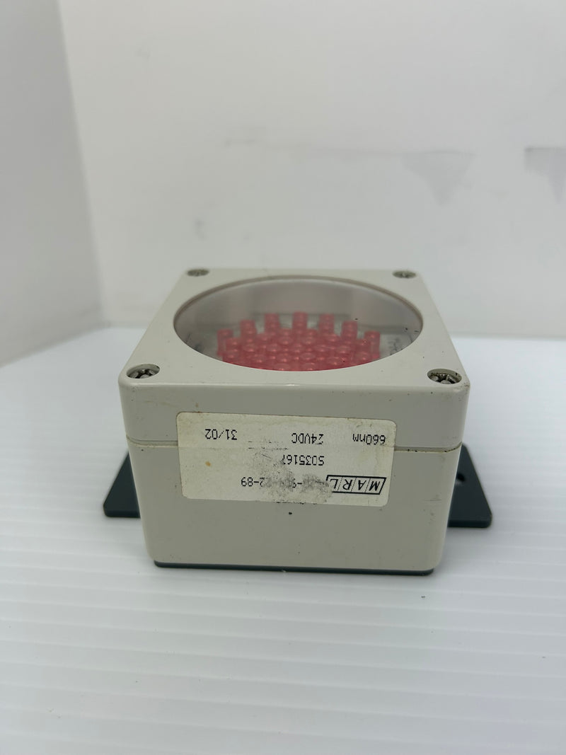 Marl PCB4628 LED Red Light Assembly 24VDC 660nm