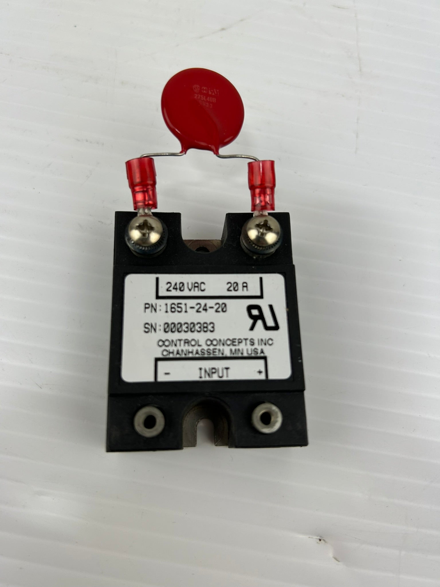 Control Concepts 1651-24-20 Solid State Relay 240VAC 20A