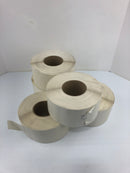 3.5" x 3.5" Labels 1675/Roll White For 3" Core Label Printers - Lot of 5 Rolls