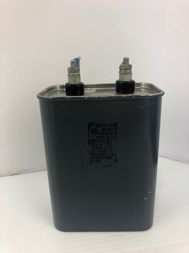 Dielektrol 26F6800 G11 Capacitor 370VAC 40uF 60Hz