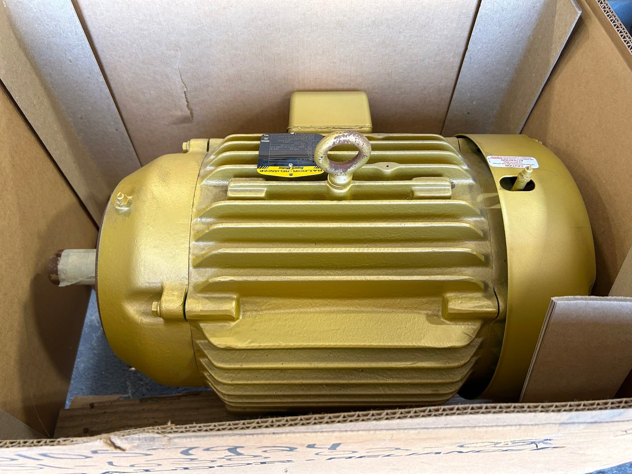 Baldor Reliance CEM2334T-5 20 HP 575V 3PH 1770 RPM 256TC TEFC Super-E AC Motor