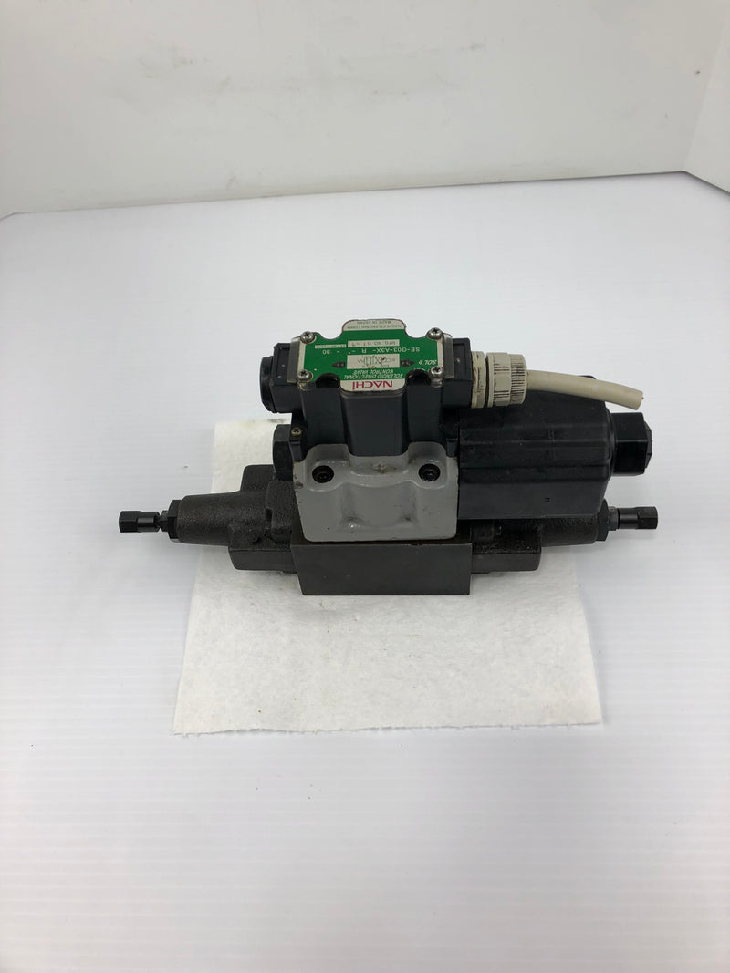 Nachi-FujiKoshi SE-G03-A3X-GR-D2-J30 Directional Control Valve OR-G03-W1-J50