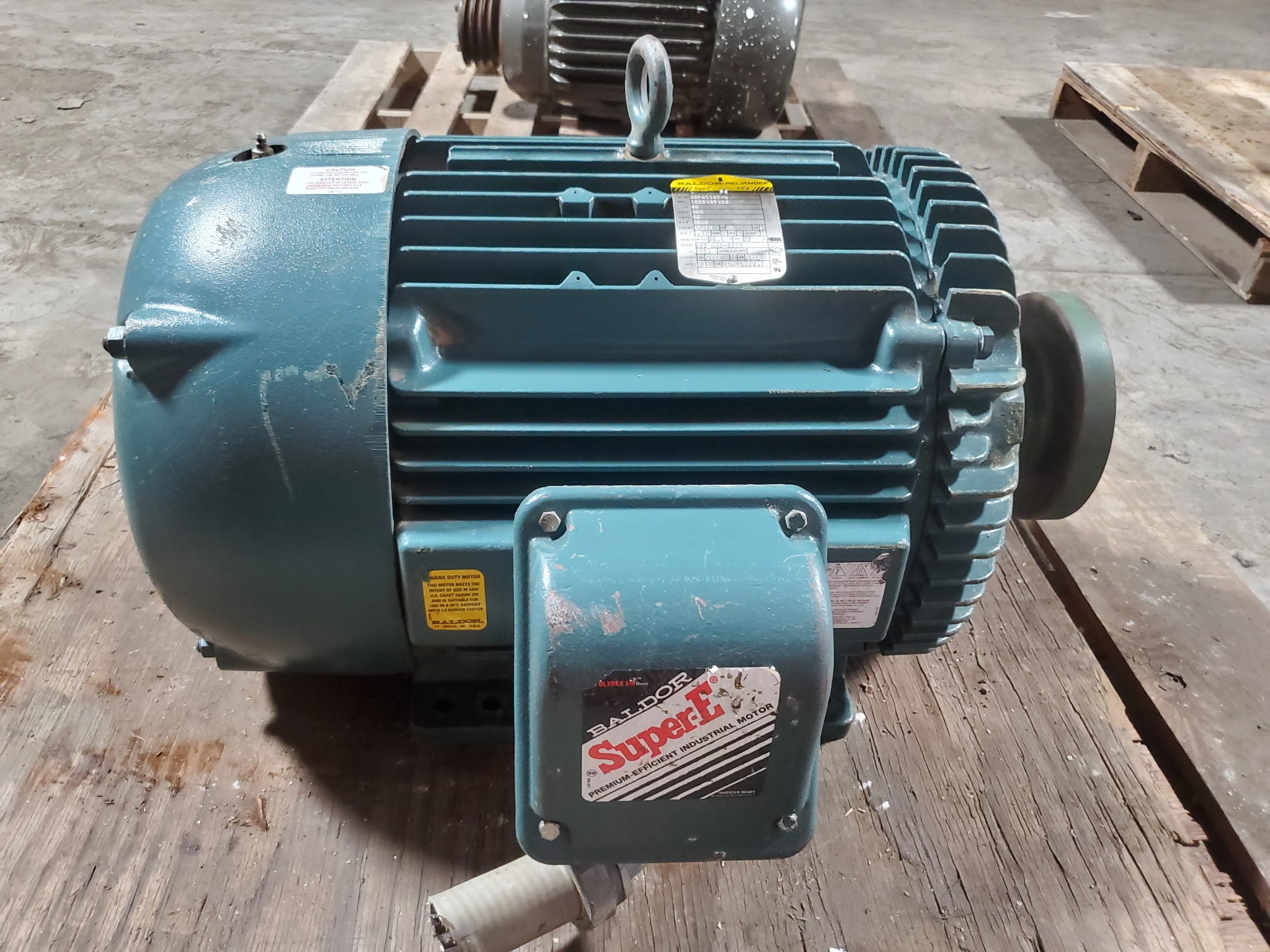 Baldor Reliance ECP4114T-4 Super-E Electric Motor XEX 50HP 460V 3PH 3540 RPM