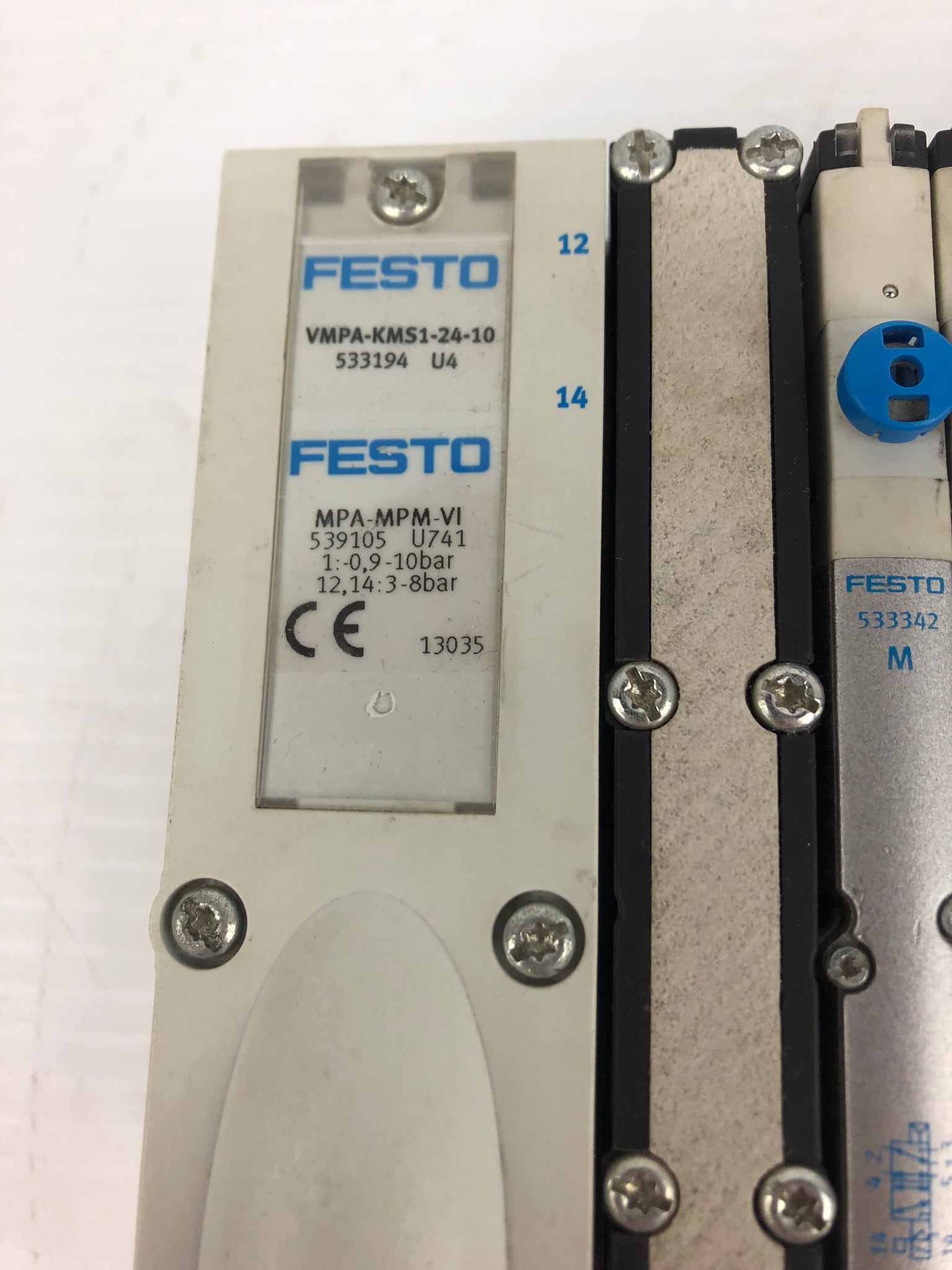 Festo 539105 Valve Assembly 533352 538000 540896 533342 533348 537953 537962