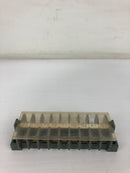 Mitsubishi TE-K2 Terminal Block 660V 15A 9P - Lot of 4