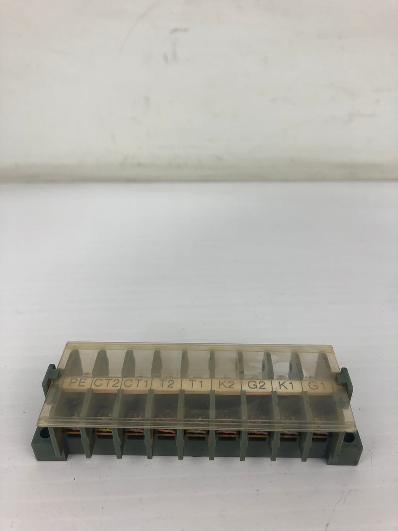 Mitsubishi TE-K2 Terminal Block 660V 15A 9P - Lot of 4