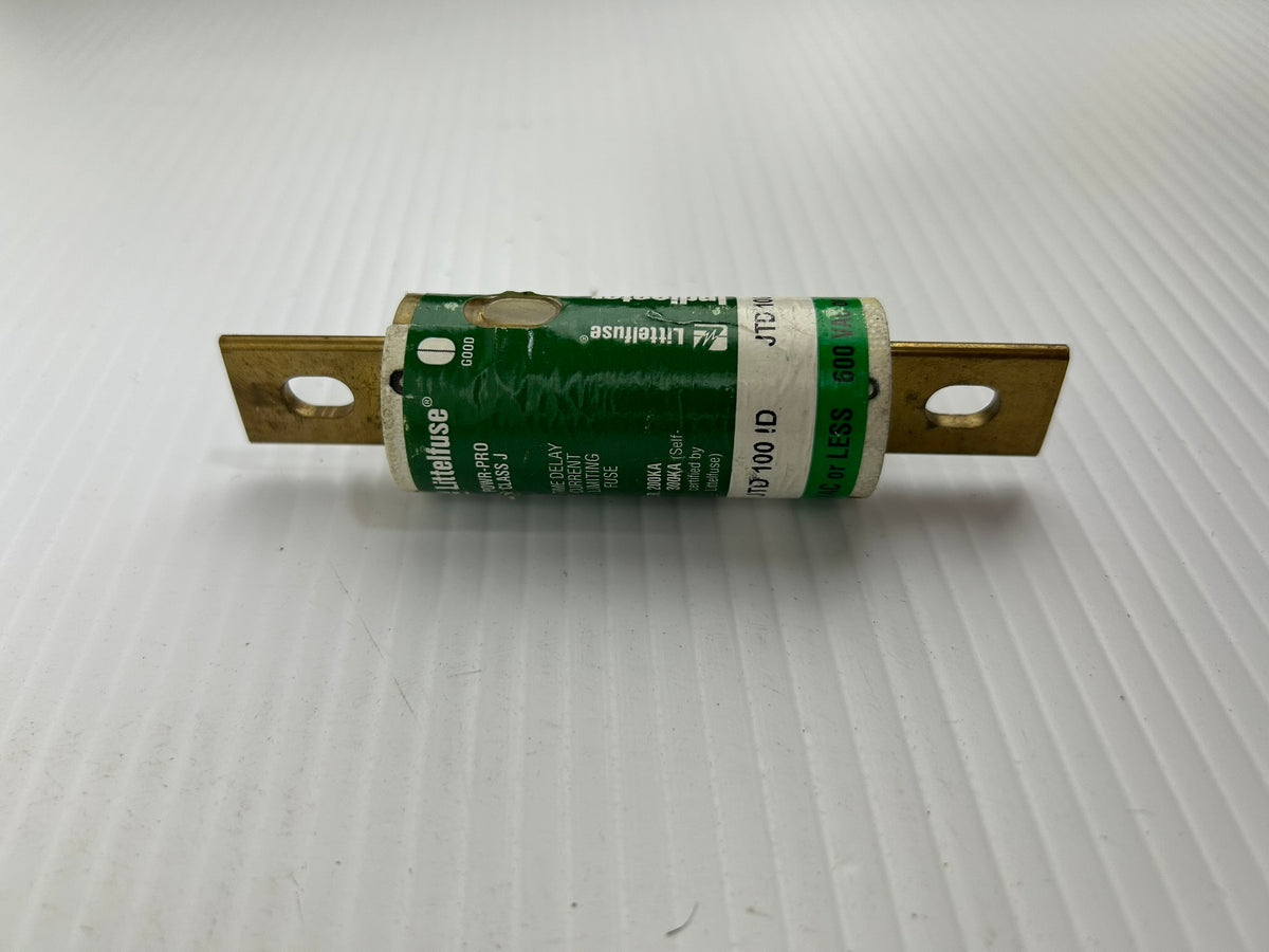 Littelfuse JTD 100 ID 100A 600V Class J Indicator Fuse Time Delay - Lot of 6
