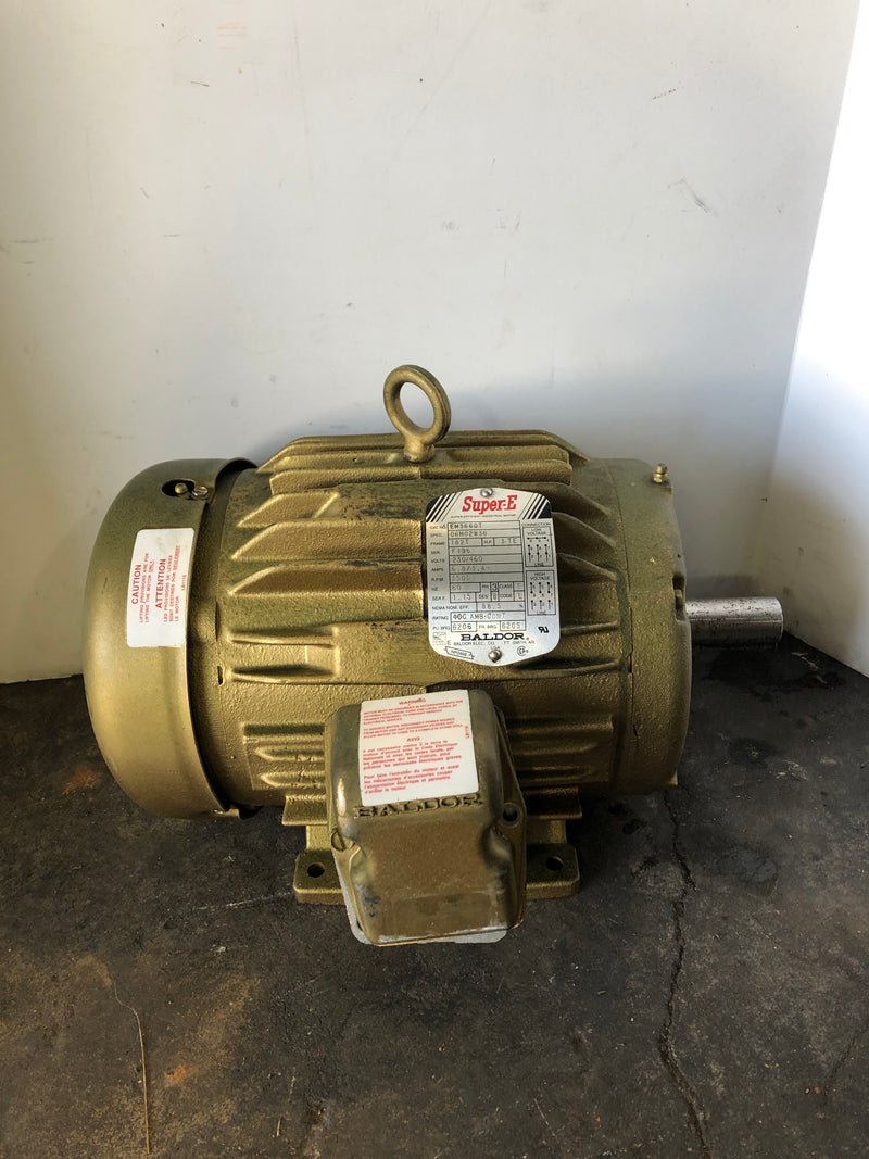 Baldor Electric EM3660T Super-E Industrial Motor 3HP 182T Frame 3500 RPM