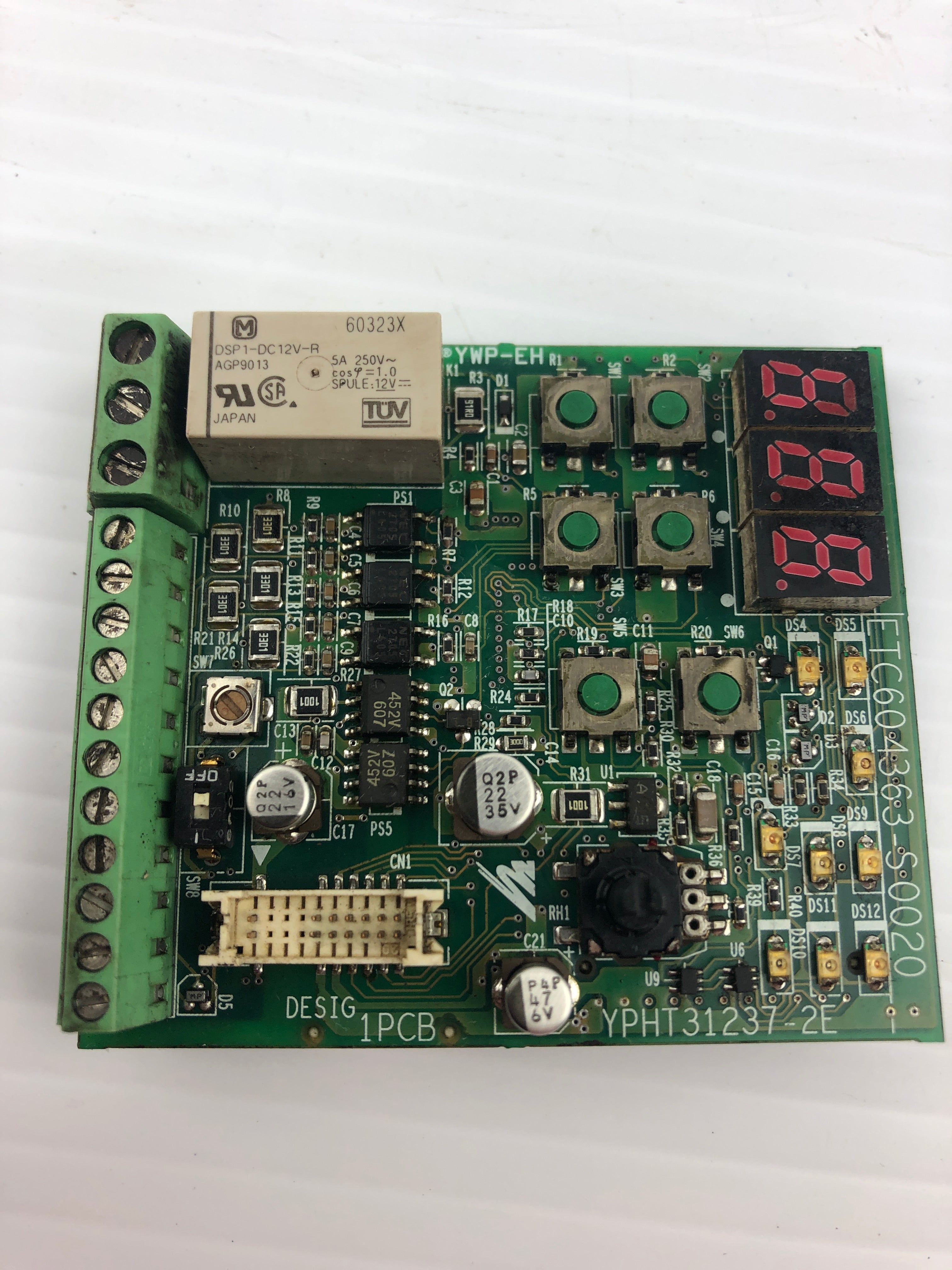 Yaskawa Electric YPHT31237-2E Drive Control Display Circuit Board