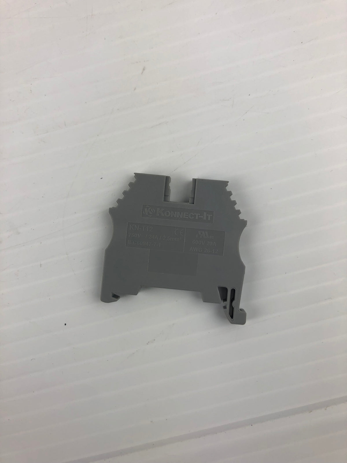 Konnect-IT KN-T12GRY Terminal Blocks Gray 20A 12AWG 600V - Lot of 27