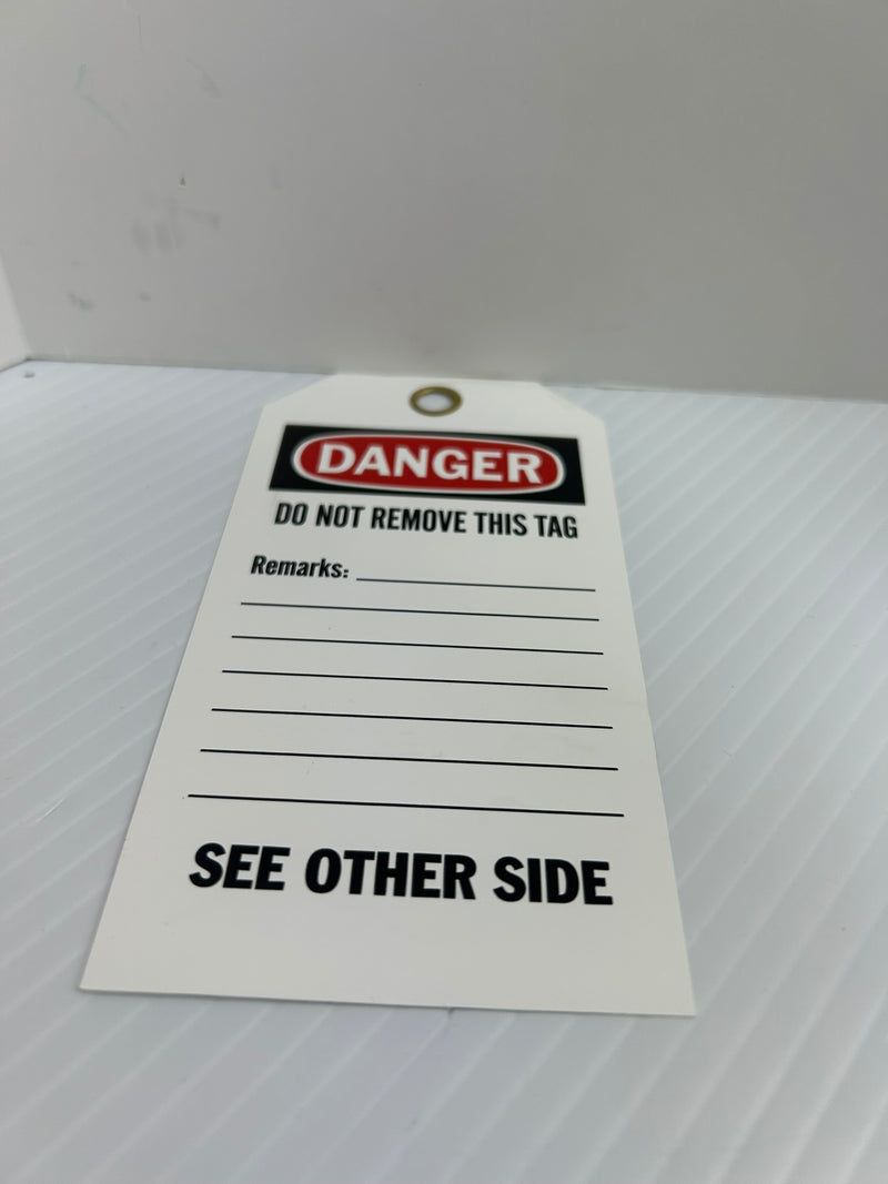 Brady 87004 Danger Defective Equipment Tag - Lot of 23