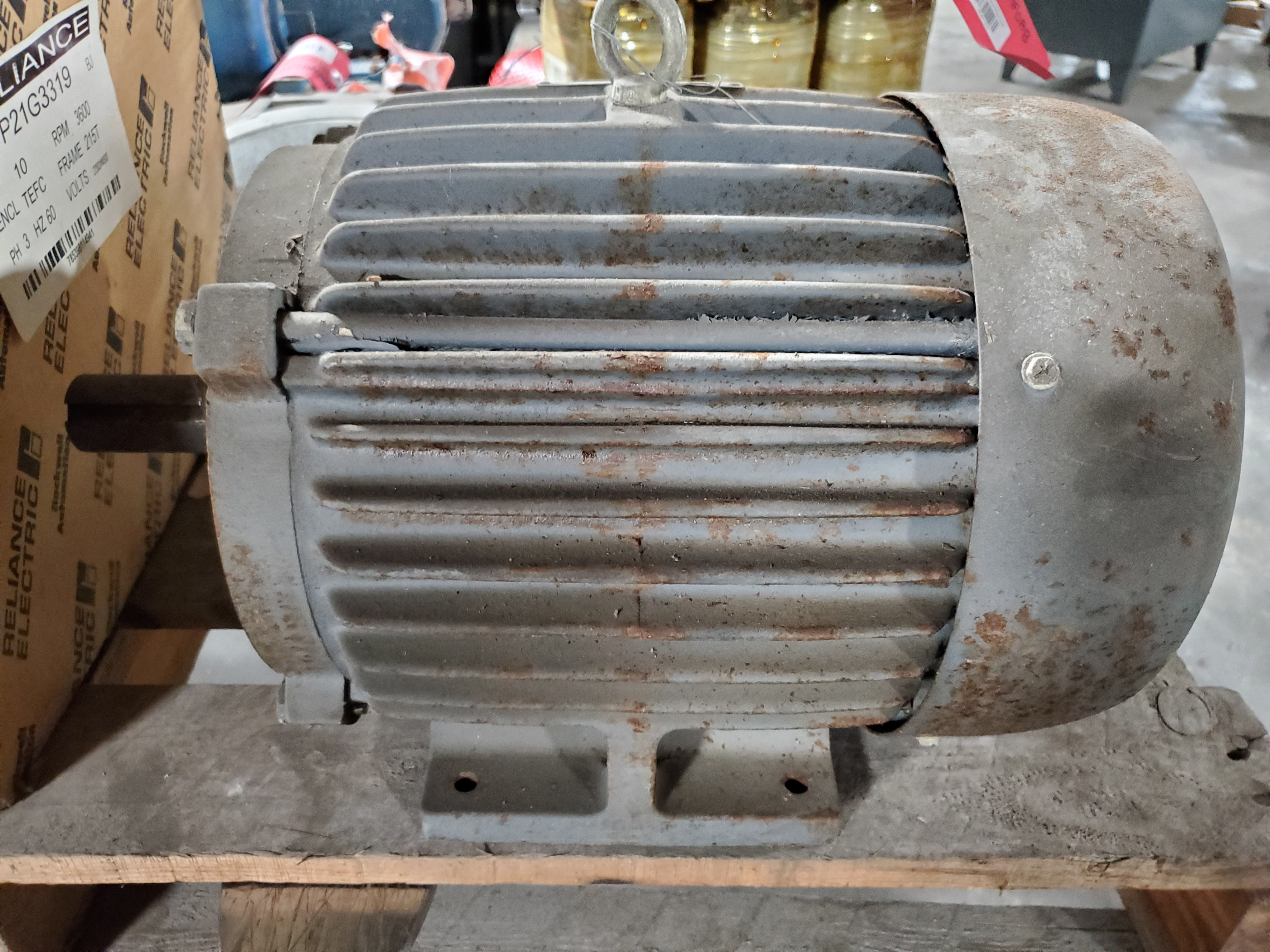General Electric Motor 5K213BC105A 7.5HP 3 Phase 3470 RPM