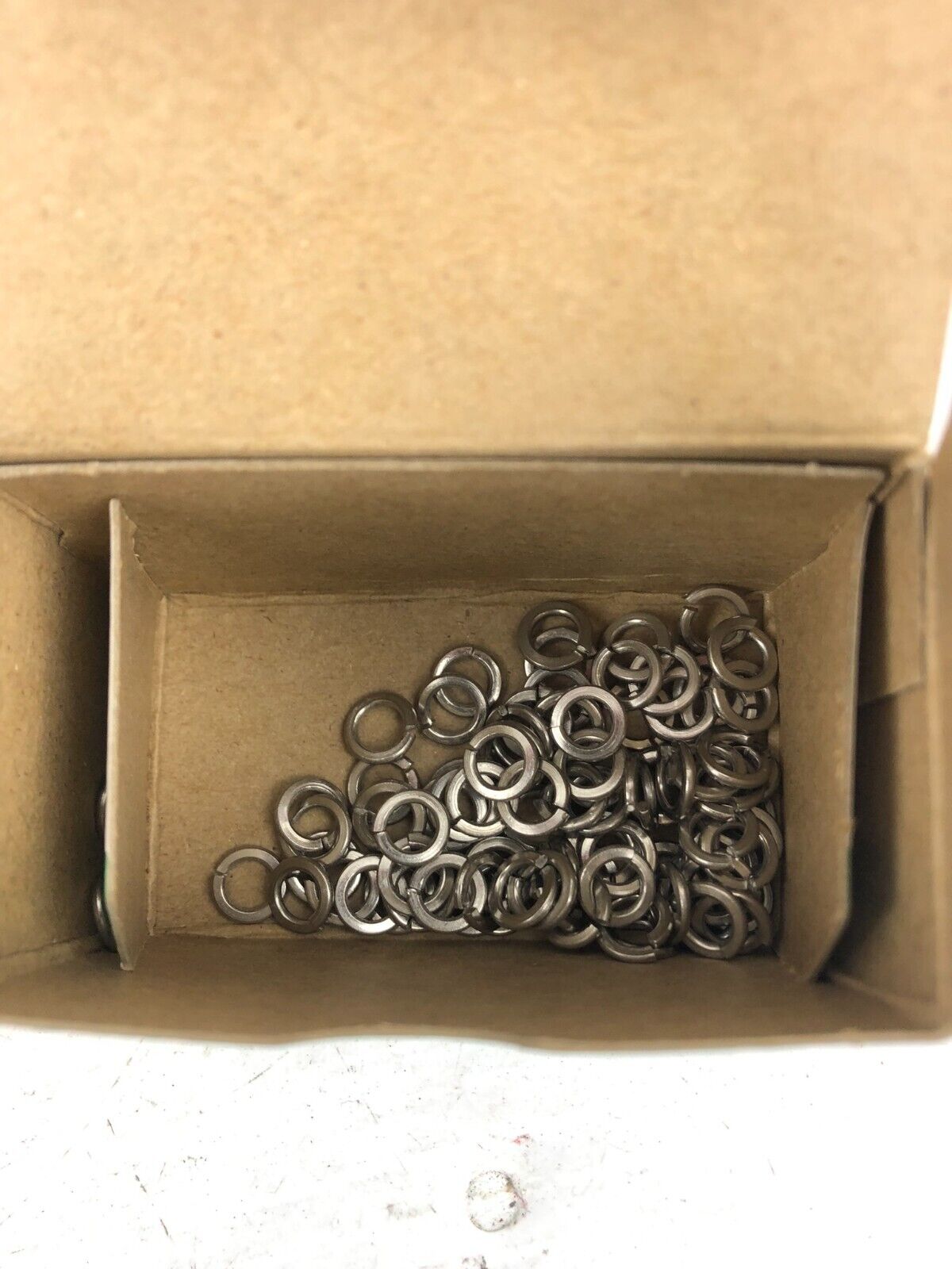 AU-VE-CO 13402 Stainless Steel Medium Split Washers 3/16" 18-8 - Lot of 150