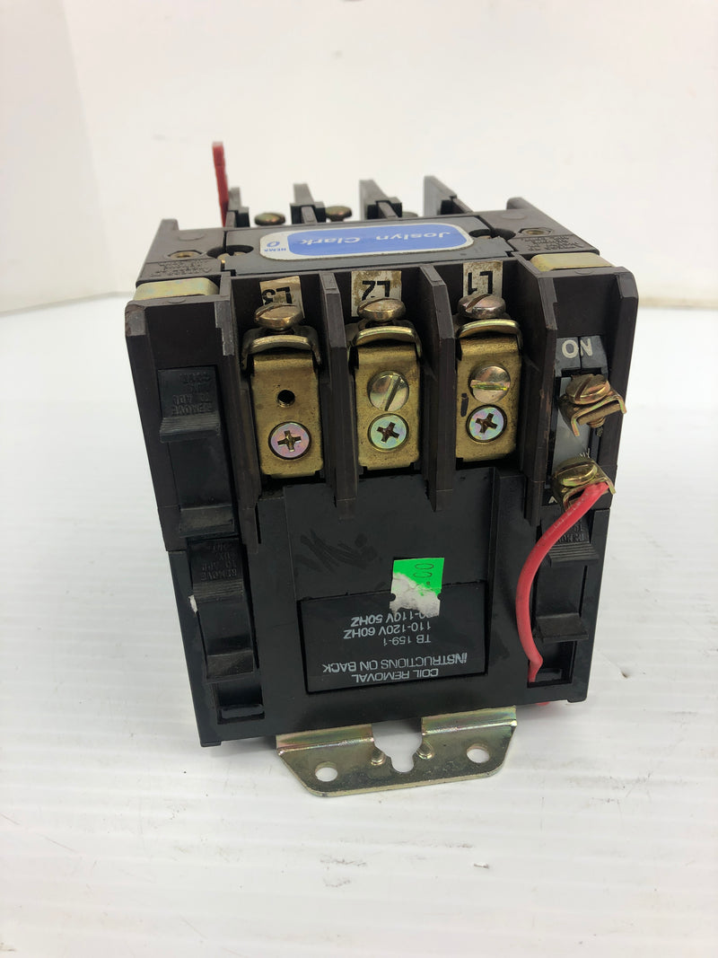 Joslyn Clark T13U030 Size 0 Electrical Contactor