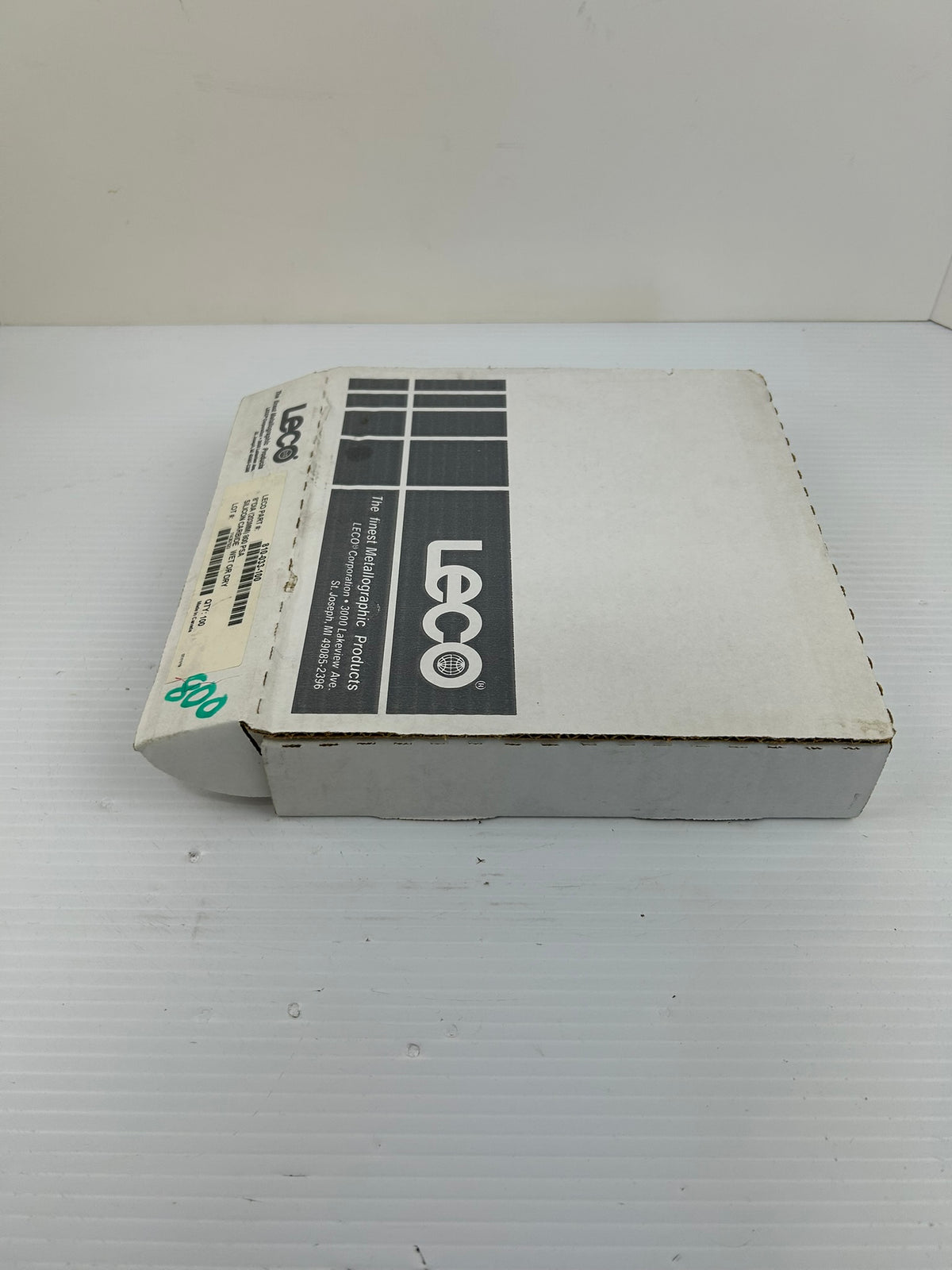 LECO 810-033-100 8" 800 Grit Silicon Carbide PSA Abrasive Discs 100 Count