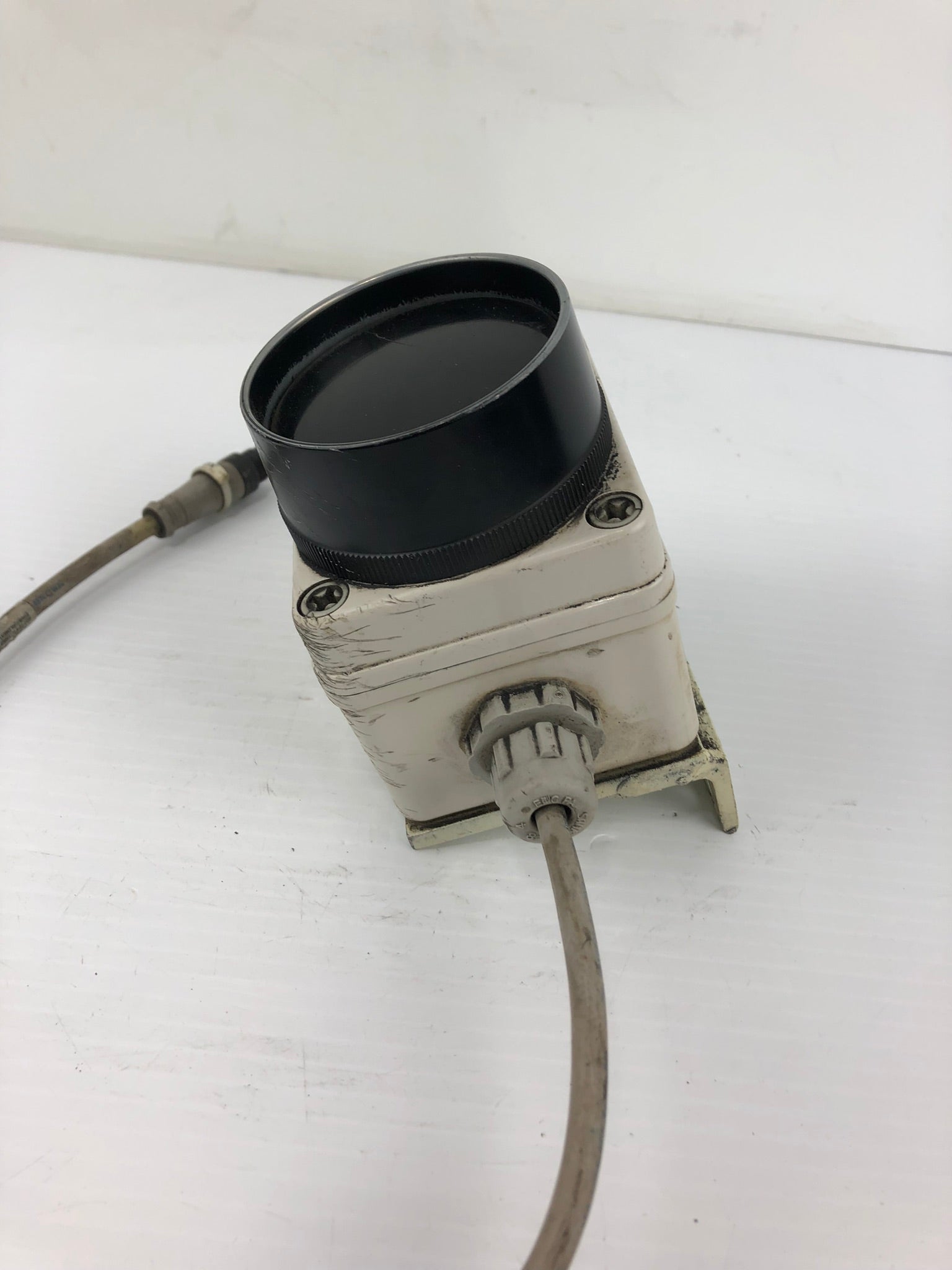 Industrial Push Button Switch Black Safety Pushbutton Left Mount with Cable