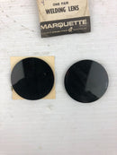 Marquette 51-108 Round Glass Welding Lens - One Pair