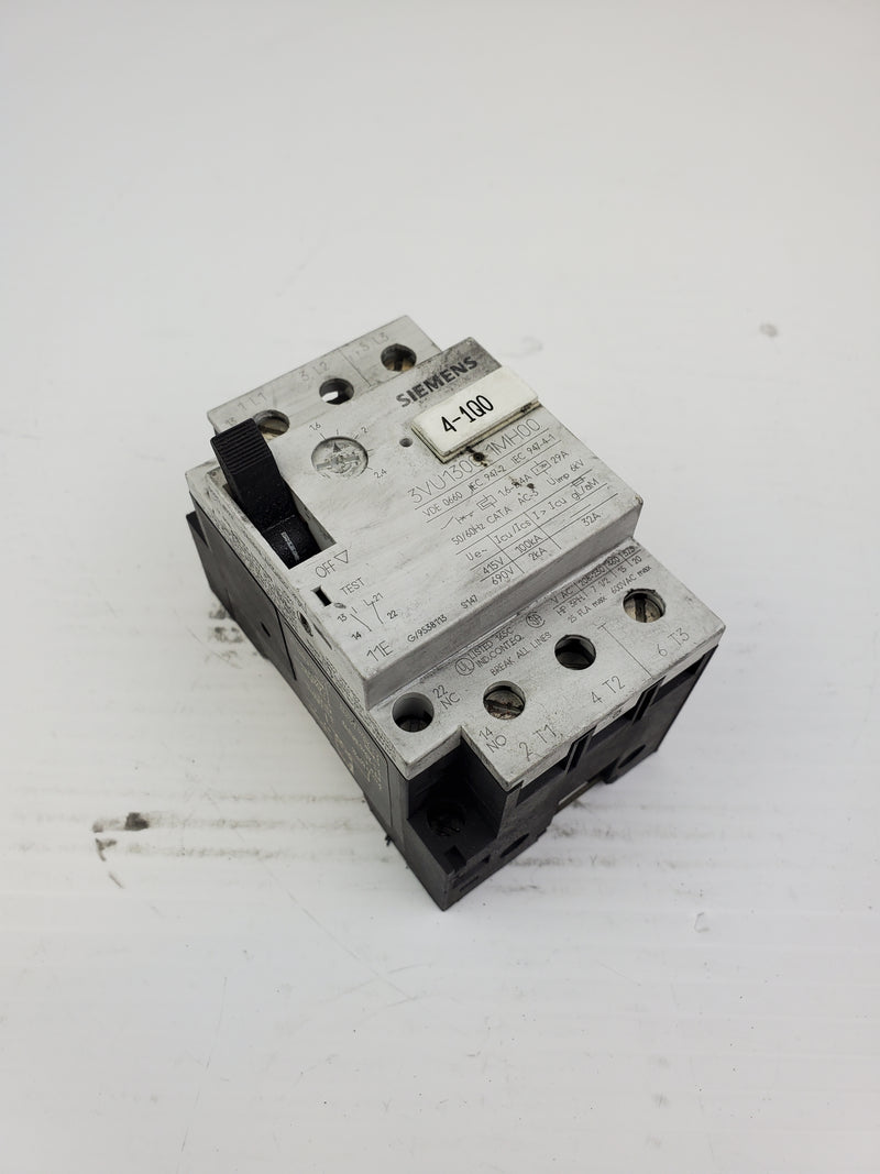 Siemens 3VU1300-1MH00 Circuit Breaker 3VU1300 1MH00