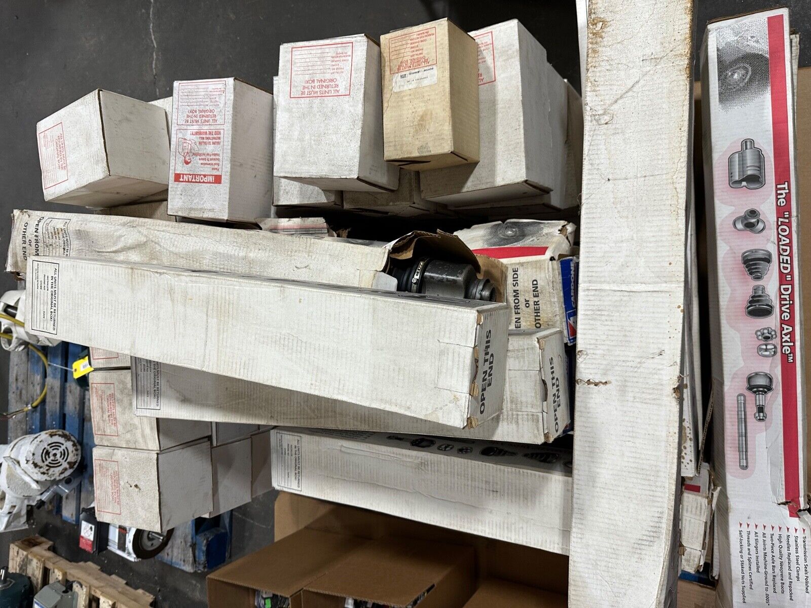 Huge Lot of Cardone Auto Parts Shaft Assemblies Power Steering Pumps Water Pumps