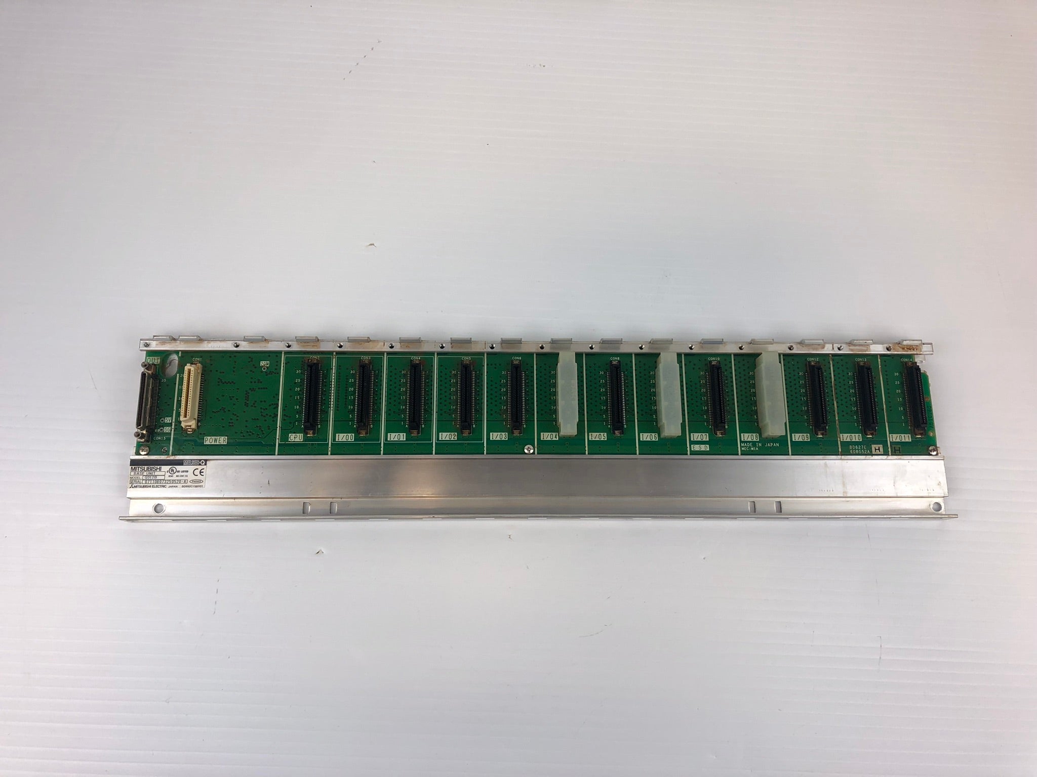 Mitsubishi Electric Q312B Base Unit Melsec-Q Slot Rack Backplane PLC
