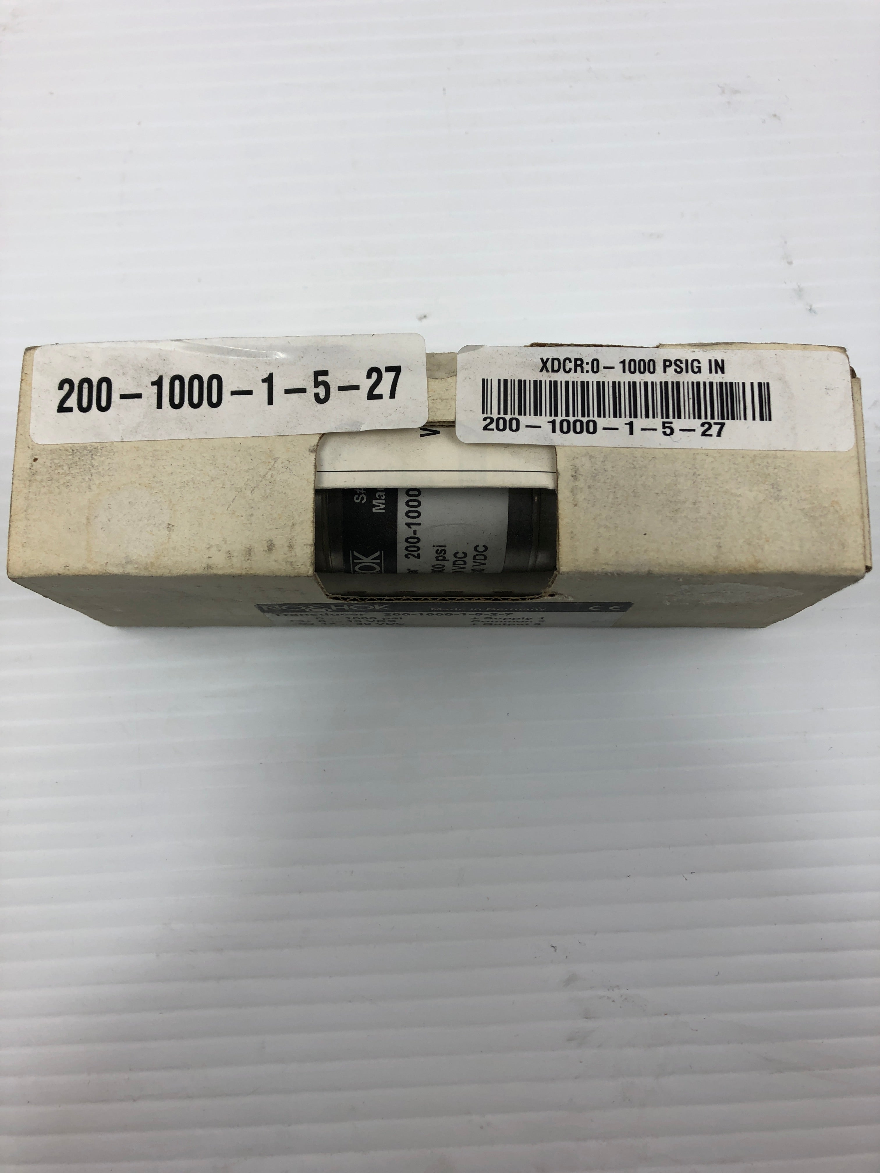 No Shok 200-1000-1-5-2-7 Transducer 0-1000 PSI