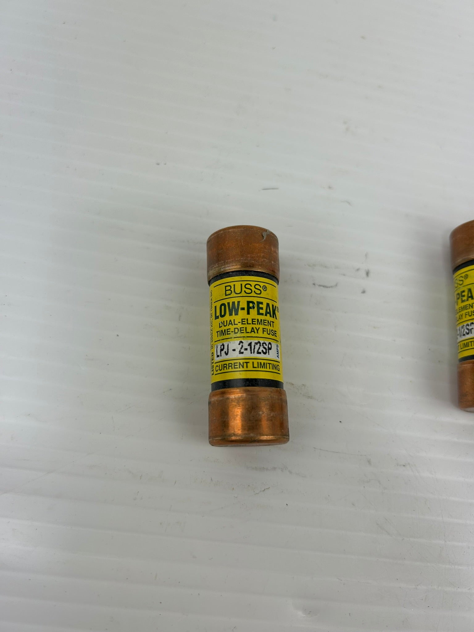 Bussmann LPJ-2-1/2SP Low Peak Dual Element Time Delay Fuse 2.5A - Lot of 6