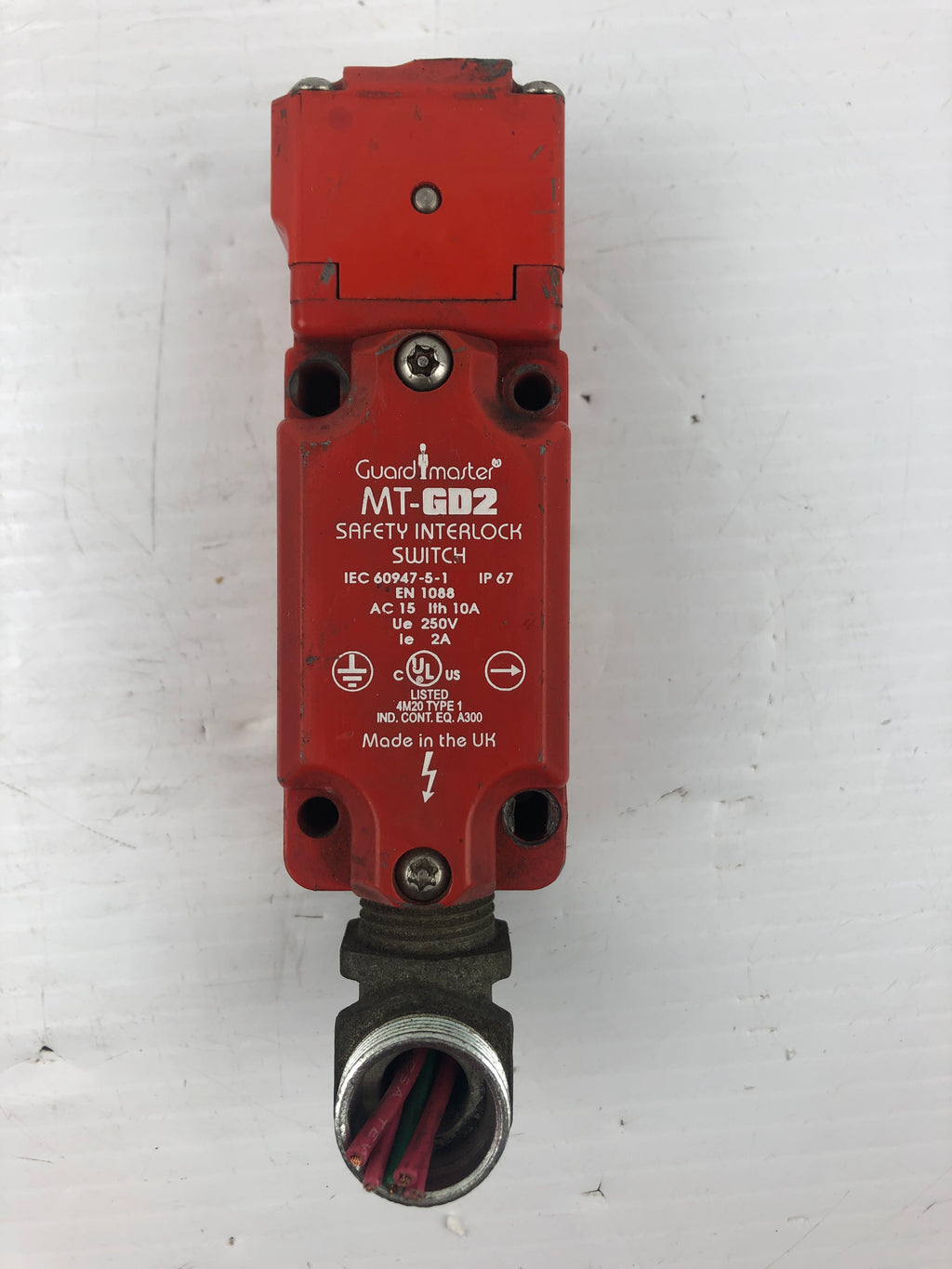 Guardmaster Interlock Allen Bradley Guard Master MT-GD2 Safety Interlock Switch 250V 2A