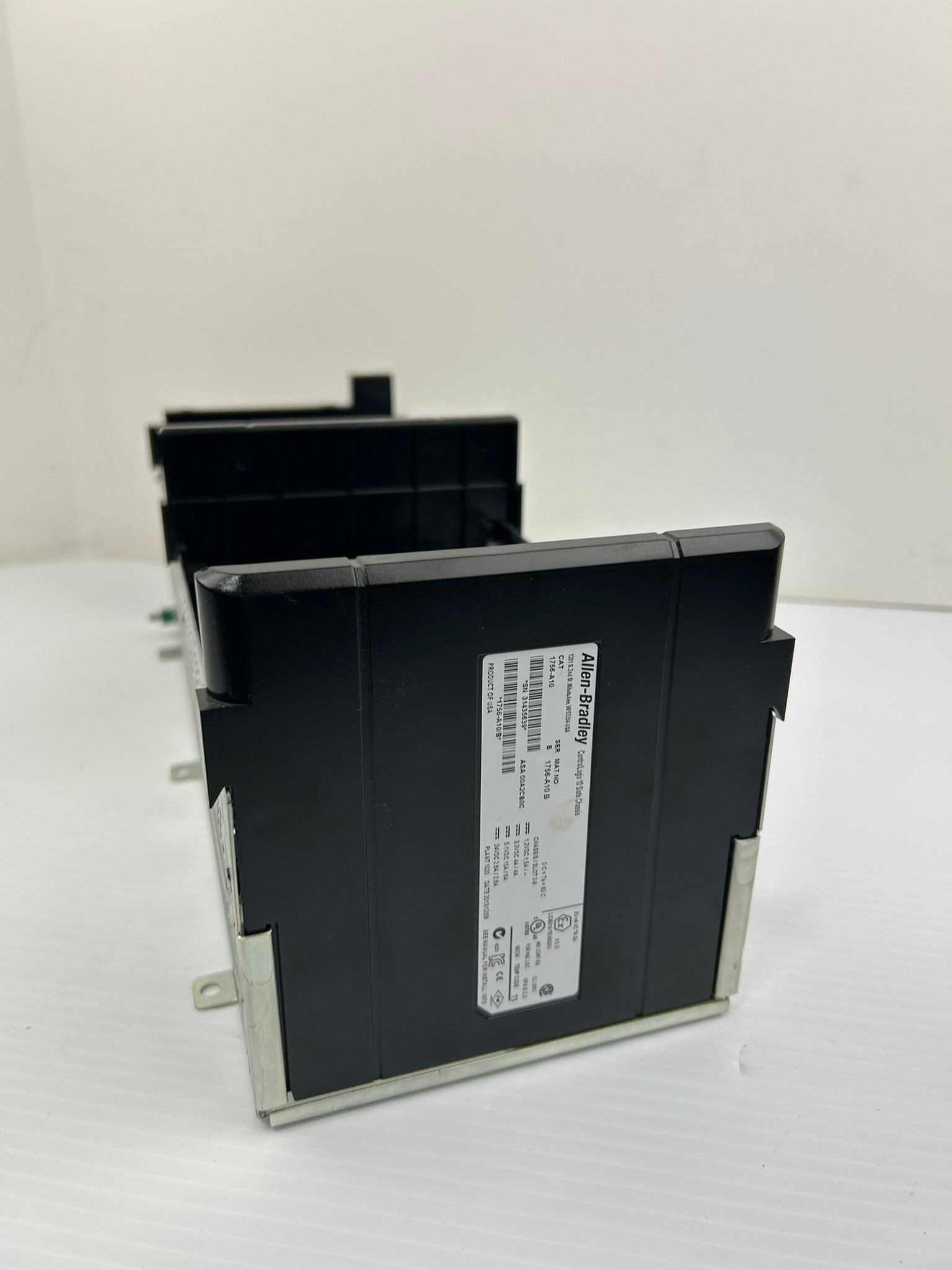 Allen Bradley 1756-A10 ControlLogix 10 Slot Chassis PLC Rack Series B PARTS ONLY