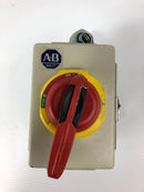 Allen Bradley 194-FA32E-P22 On/Off Switch With Enclosure Ser. B Rev. 8-74