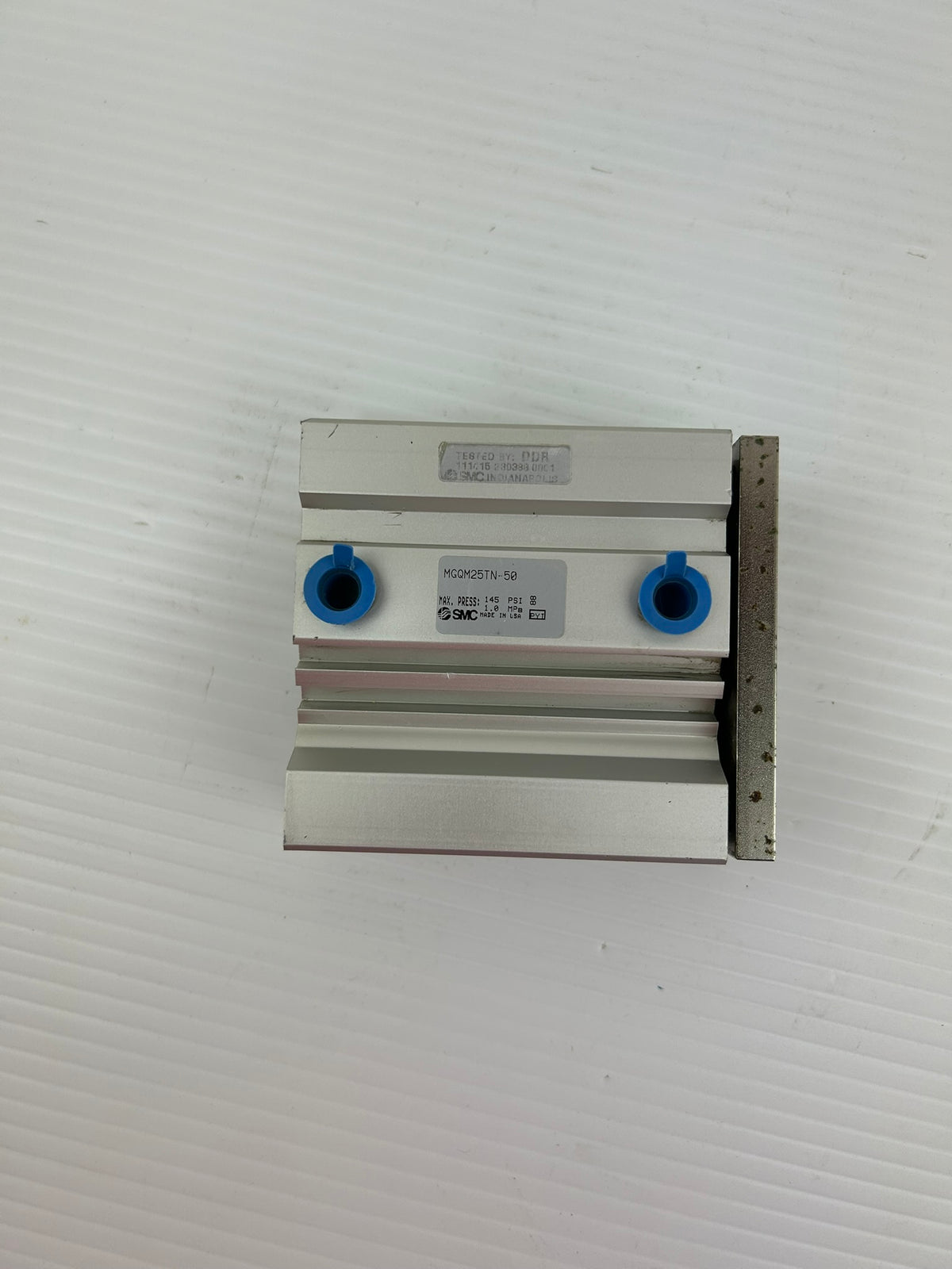 SMC MGQM25TN-50 Compact Guided Pneumatic Cylinder 25mm Bore 50mm Stroke 145 PSI