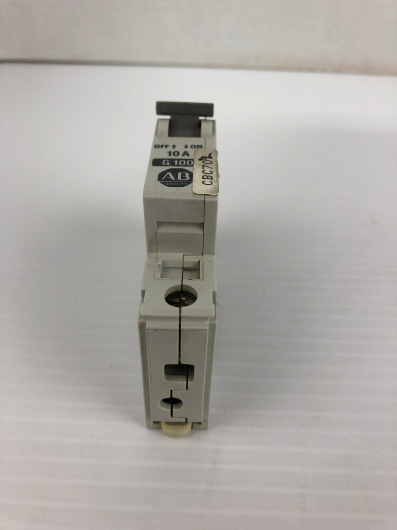 Allen Bradley G100 Circuit Breaker 1492-CB1 Ser. B 10A 1P