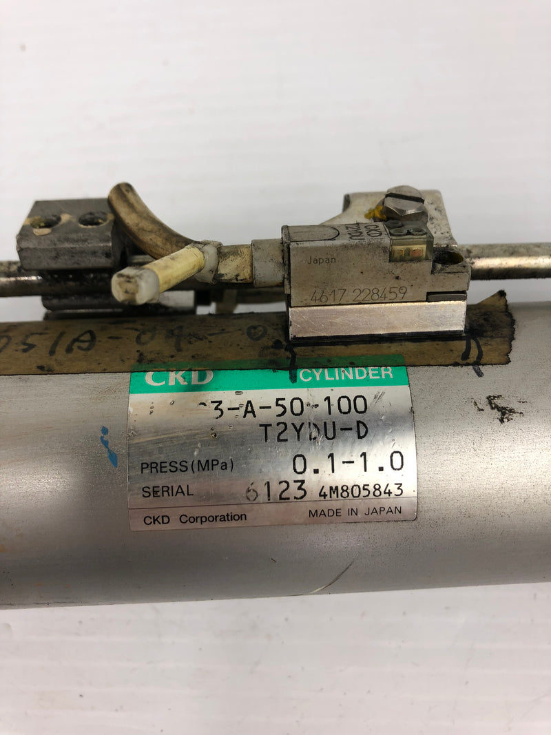 CKD CAC3-A-50-100 Pneumatic Cylinder T2YDU-D