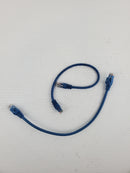 Grandmax FER6E-001-BLU Cat. 6 Molded Patch Cord 1Ft Blue (Lot of 2)