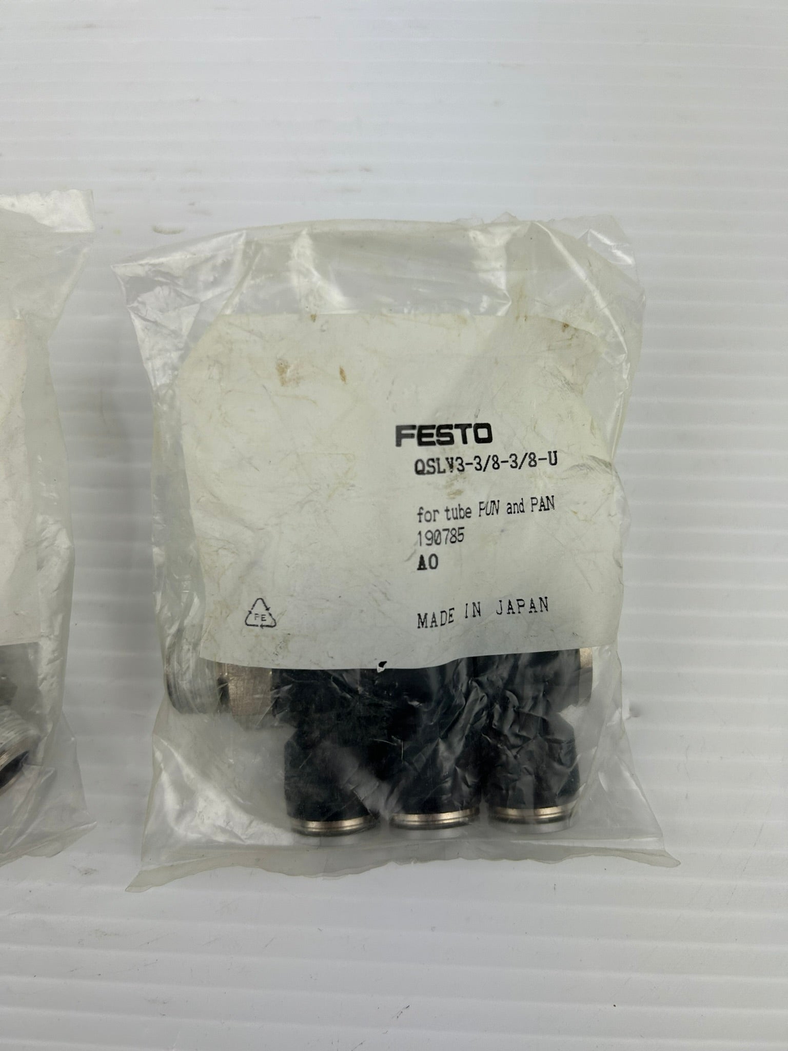 Festo QSLV3-3/8-3/8-U Multiple Distributor for Tube Pun and Pan 190785 Lot of 2
