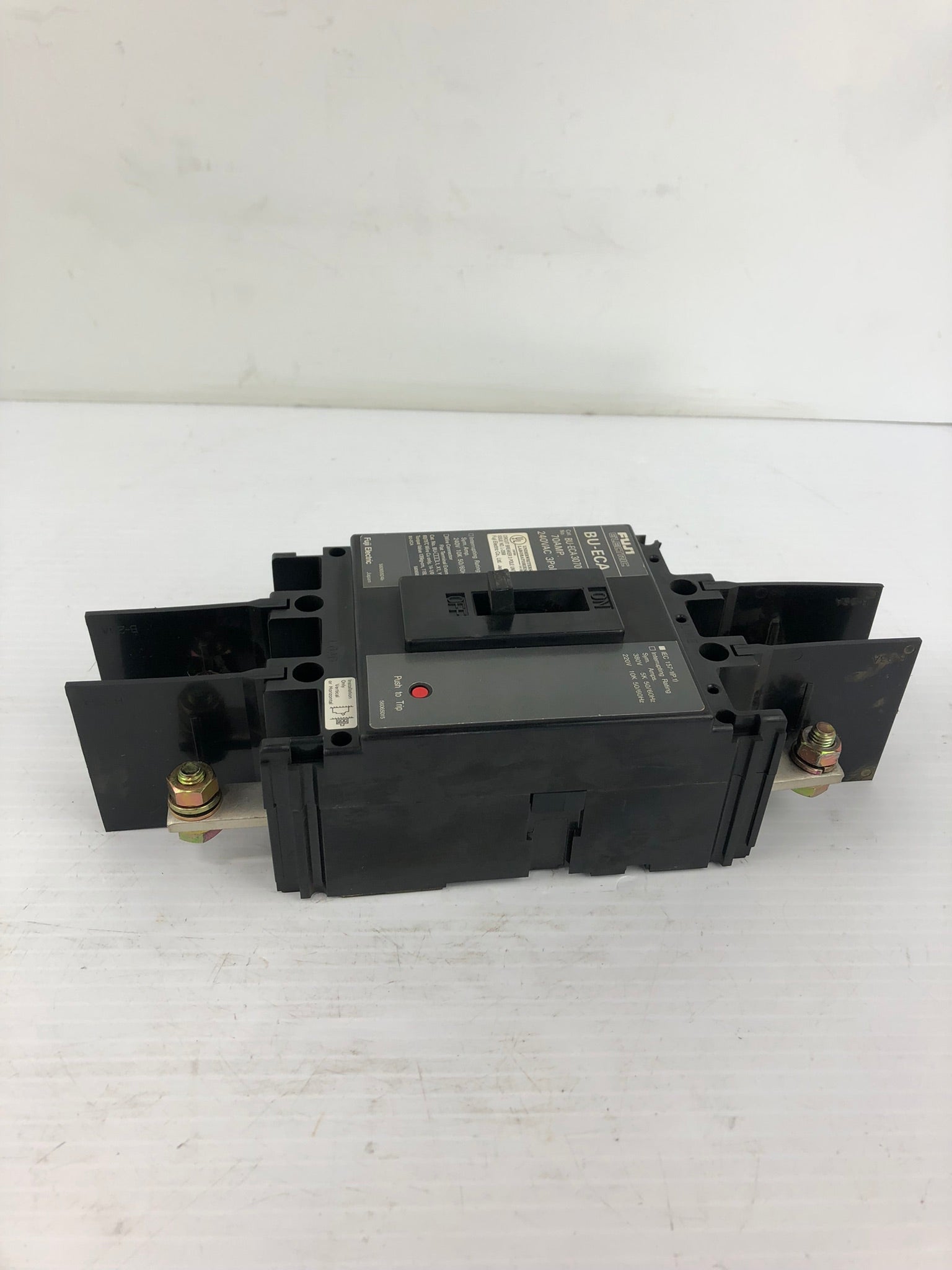 Fuji Electric BU-ECA3070 Circuit Breaker 70Amp 240V-AC 3 Pole