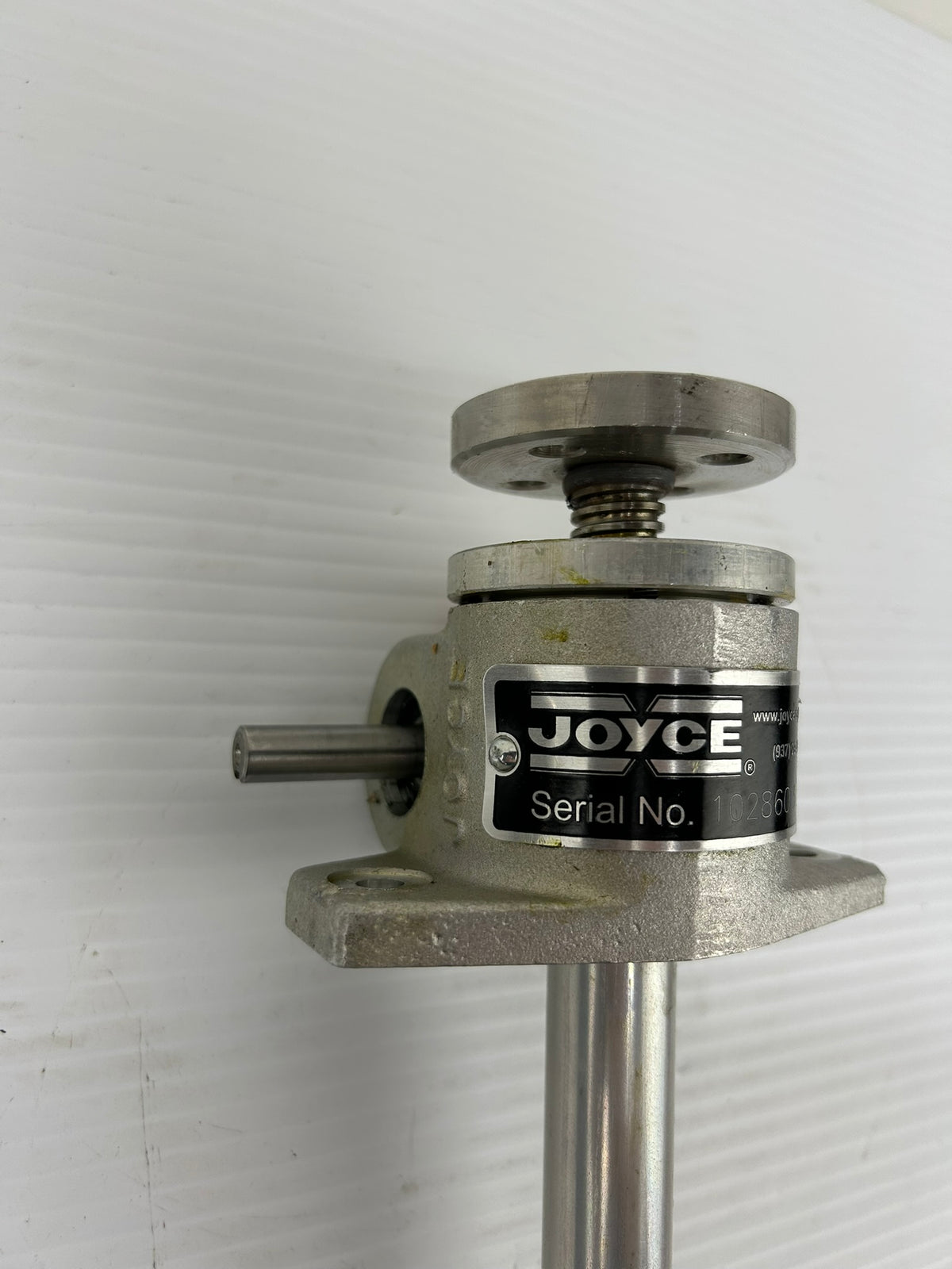 Joyce Dayton 1028603 Machine Screw Jack Worm Gear Mechanical Lift Long Shaft