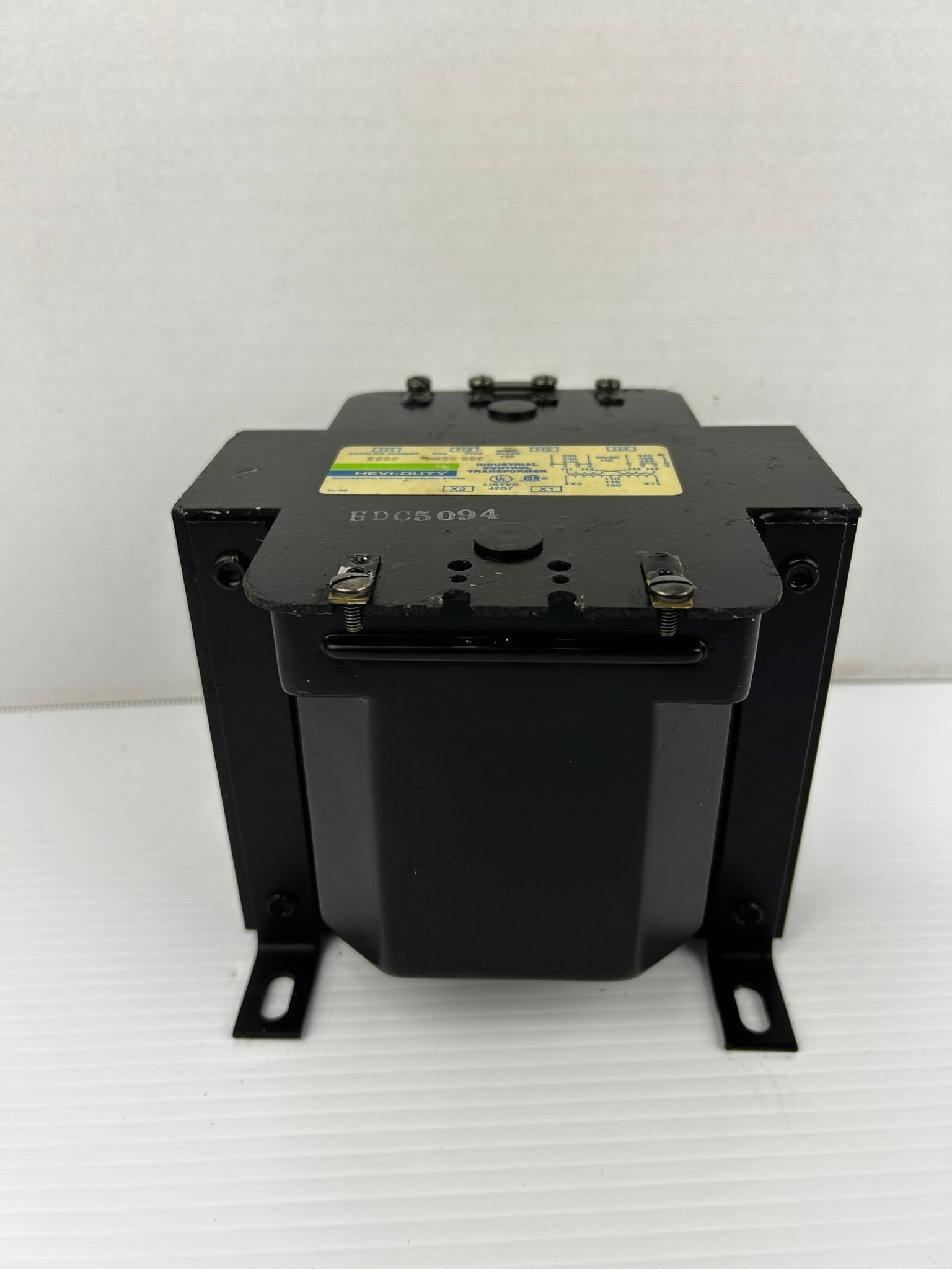 Heavy-Duty E850 Industrial Control Transformer Class: 105 Type: SBE 480V 50/60Hz