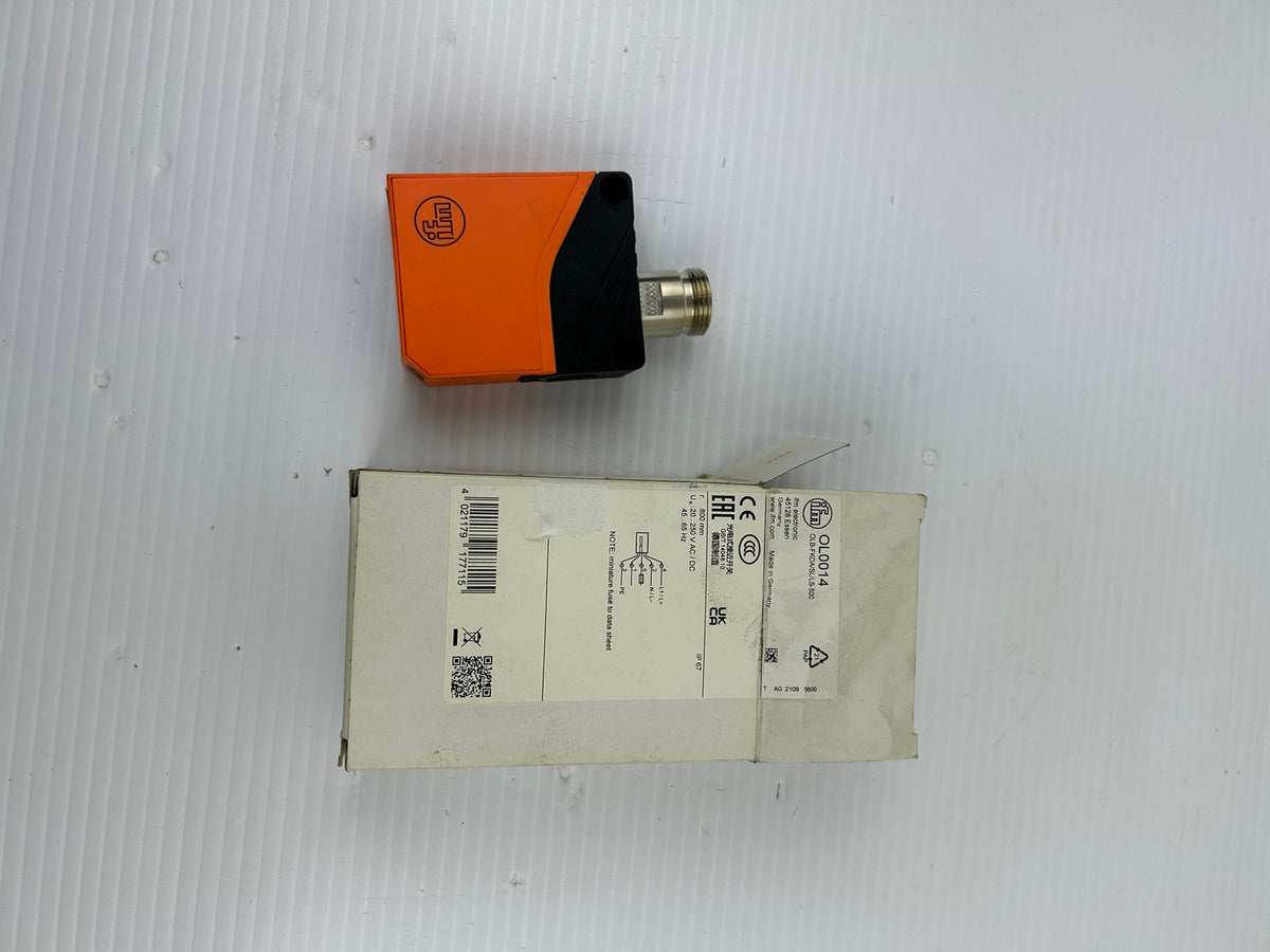 IFM Efector OL0014 OLB-FKOA/SL/LS-500 Photoelectric Diffuse Reflection Sensor