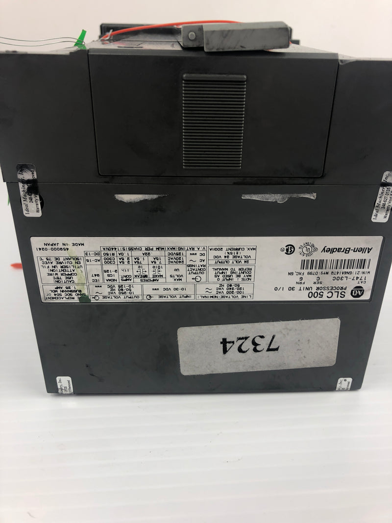 Allen-Bradley 1747-L30C Processor Unit SLC 500 Series C