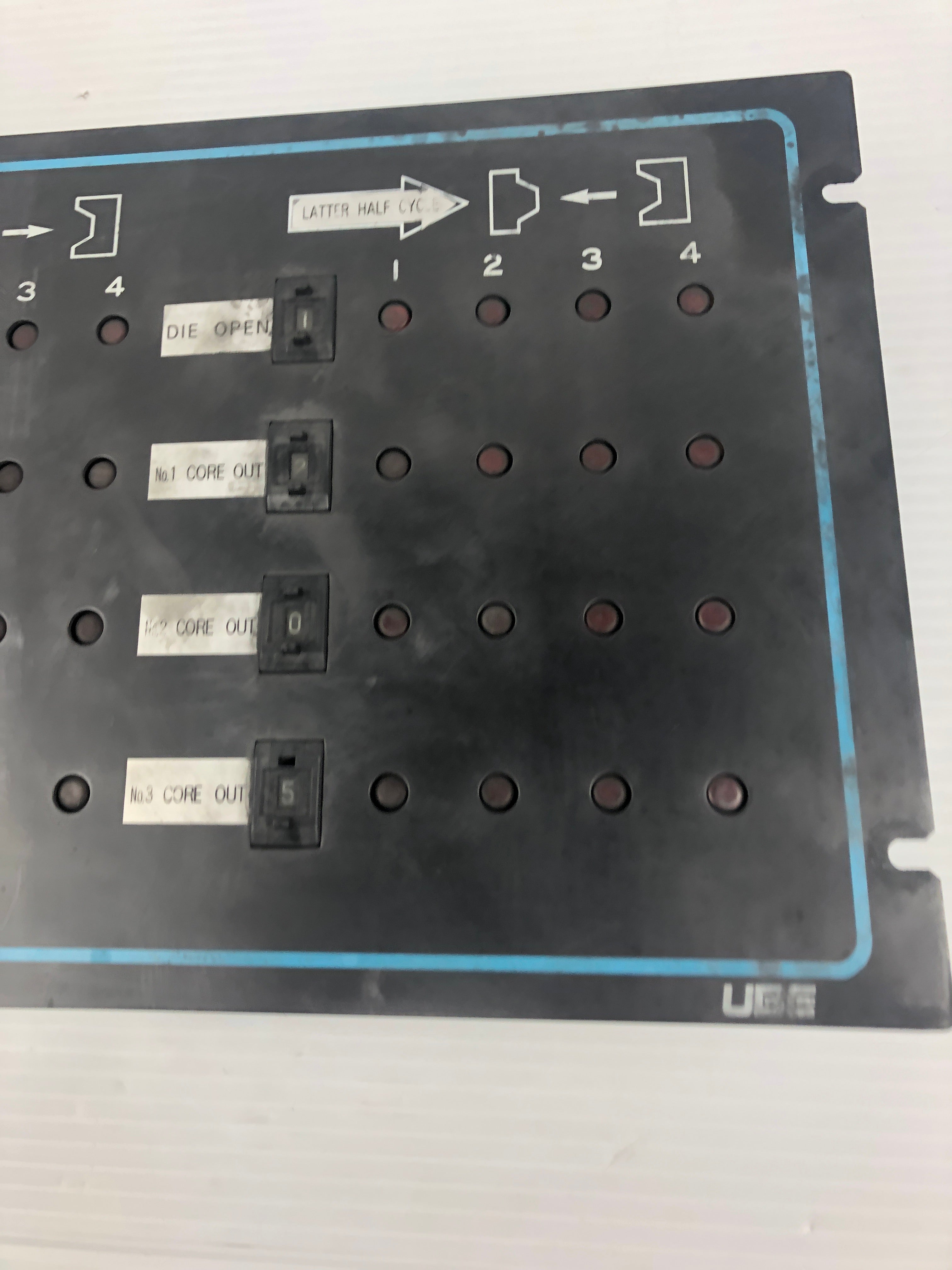 UBE 1044-280 Control Panel Cycle Select 1995-05-08