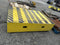 Safety Platform Yellow Black Striped 6' Wide x 4' Deep x 5" Thick