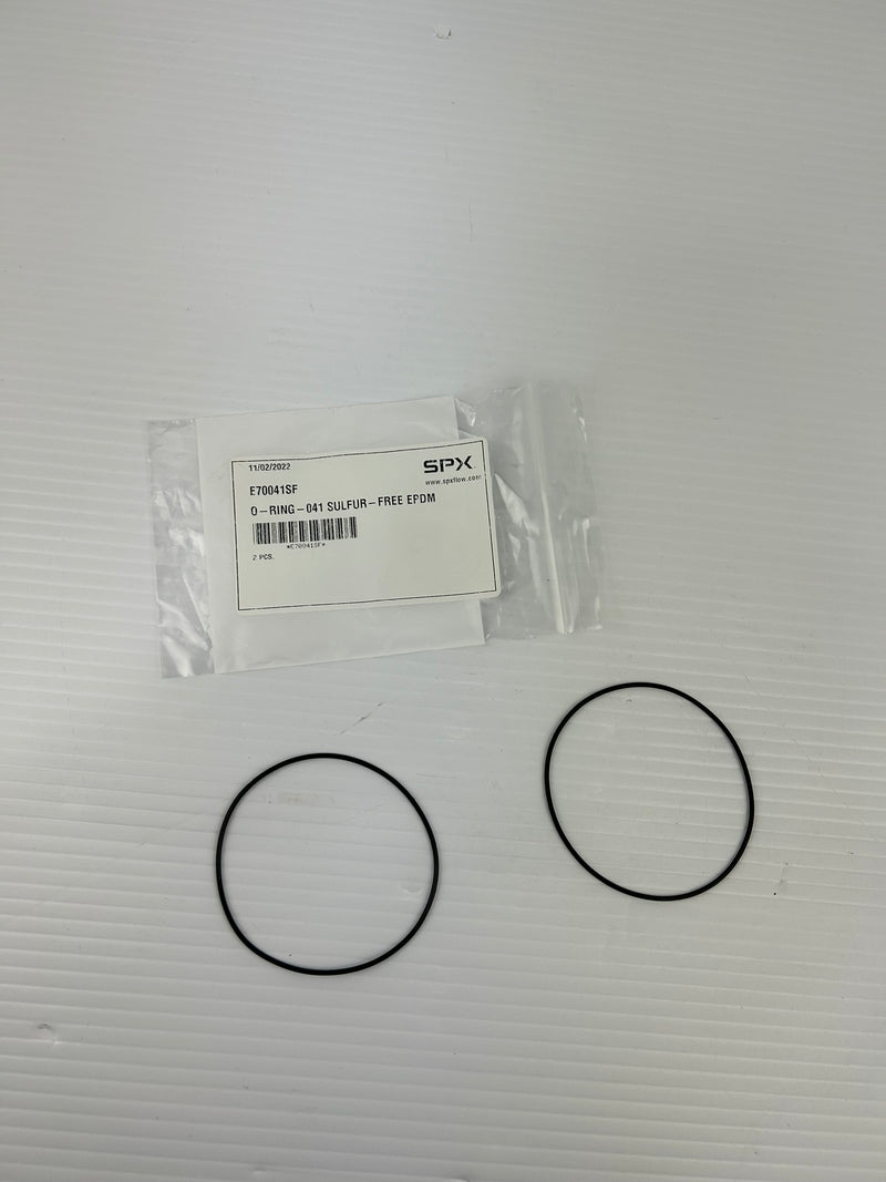 SPX E70041SF Sulfer-free EPDM O-Ring 041 - Lot of 2