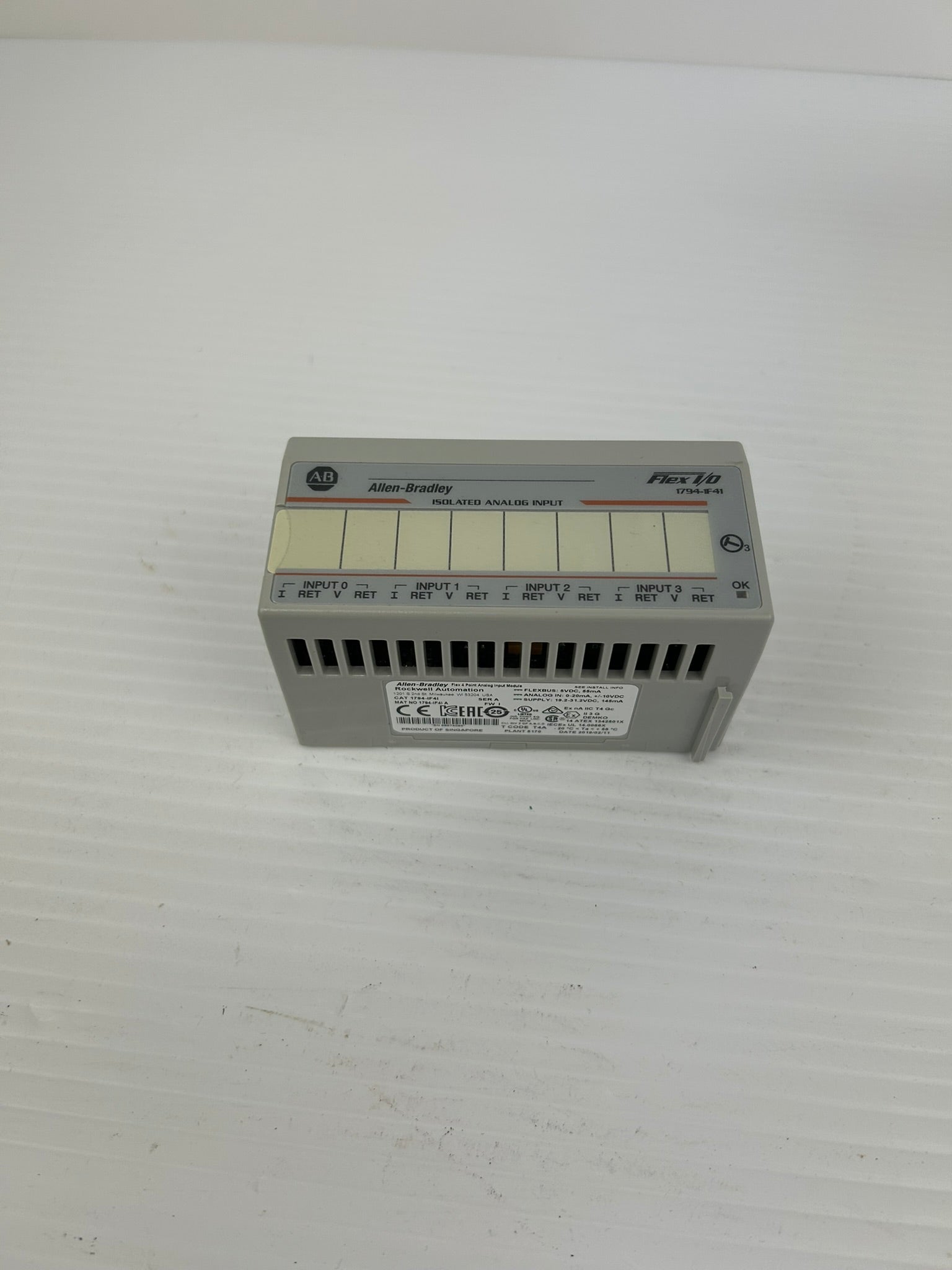 Allen Bradley 1794-IF4I Flex I/O Input Module Series A 1794-1F41