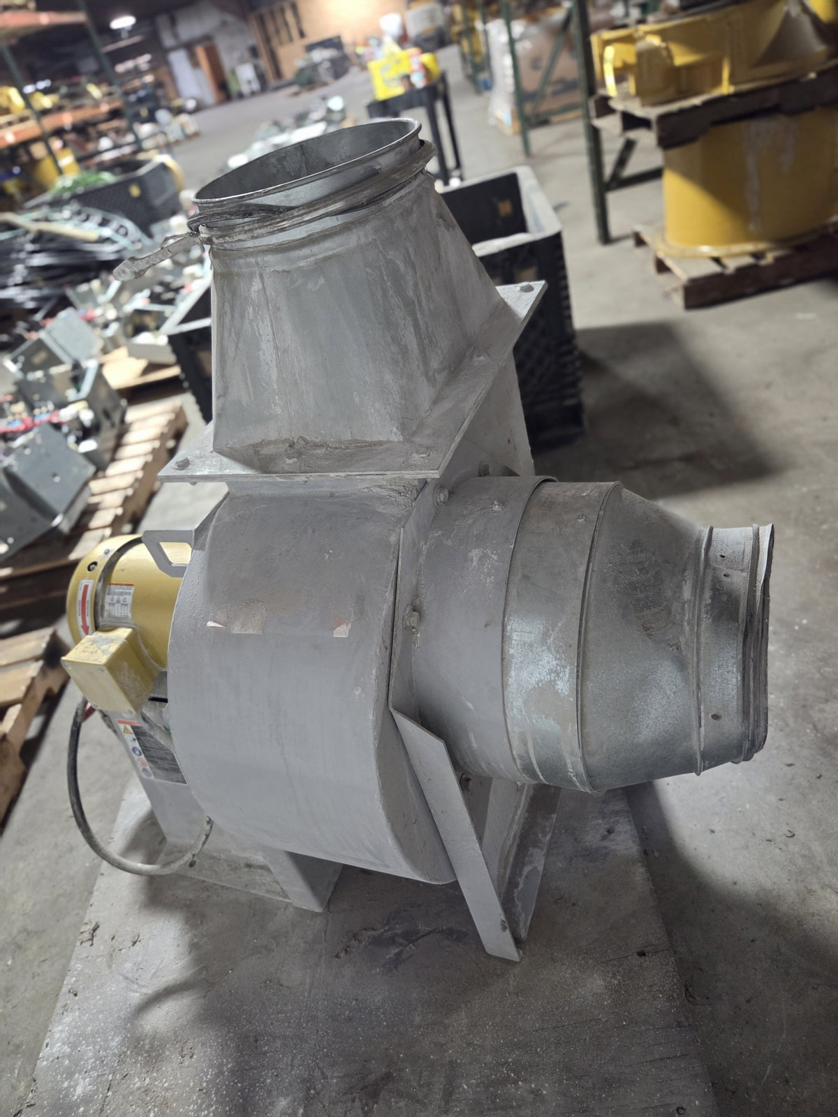 Cincinnati Fan HDBI-130 Centrifugal Blower Fan with Baldor Motor EM3616T 5HP 3PH