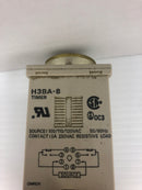 Omron H3BA-8 Timer Relay With Base .0-5sec. 250VAC 5A 50/60 Hz