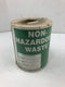 Non-Hazardous Waste Sticker Roll Green Accuform 131535PR MHZW11